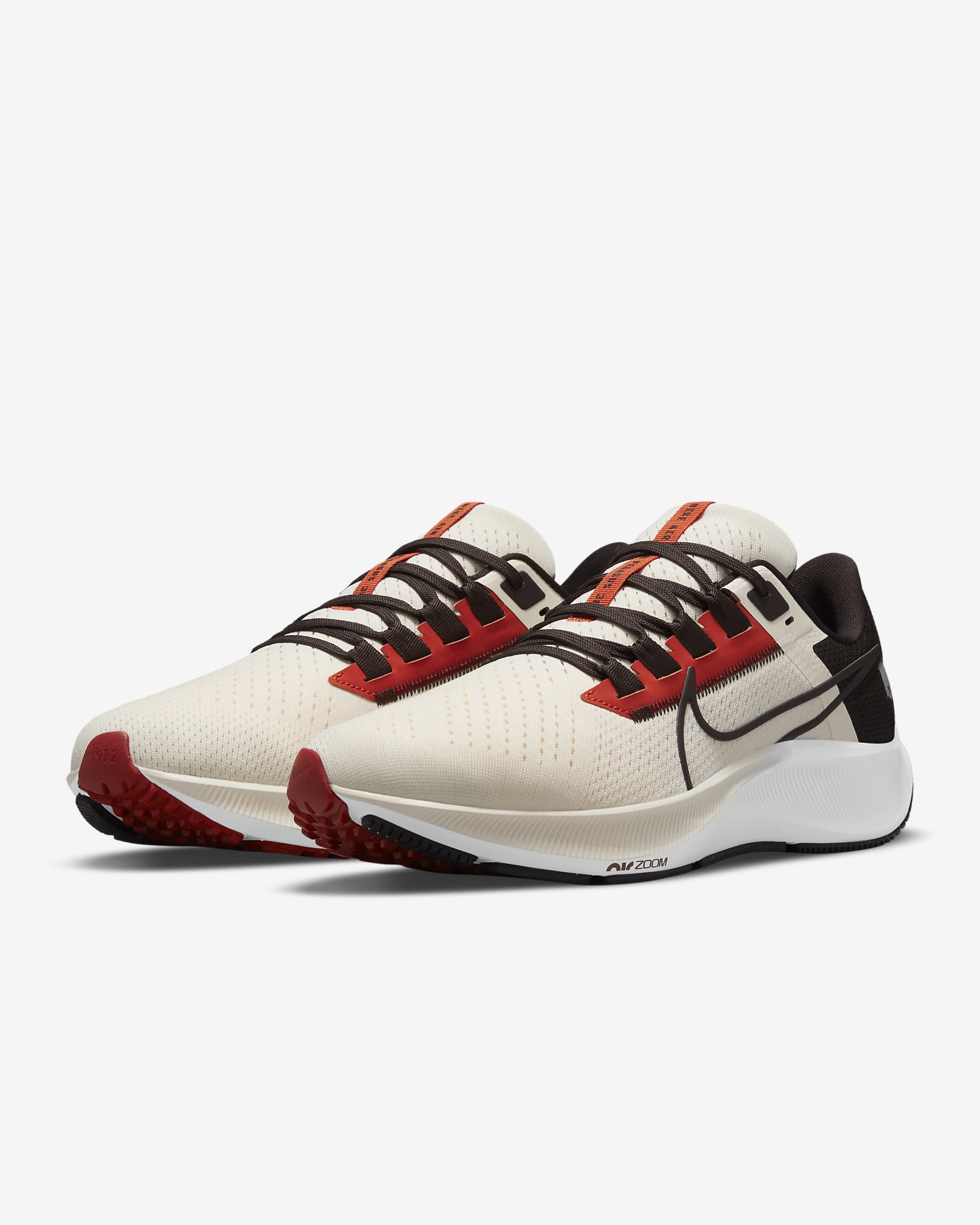 nike men's cleveland browns air zoom pegasus 36 running shoes
