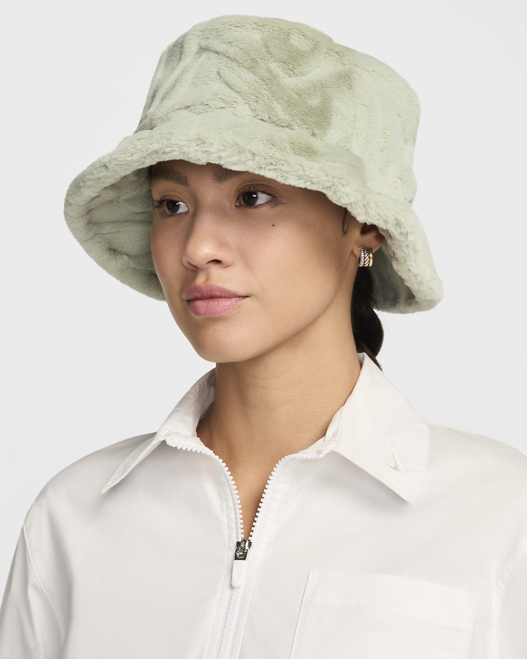 Nike Apex Faux Fur Bucket Hat - Jade Horizon