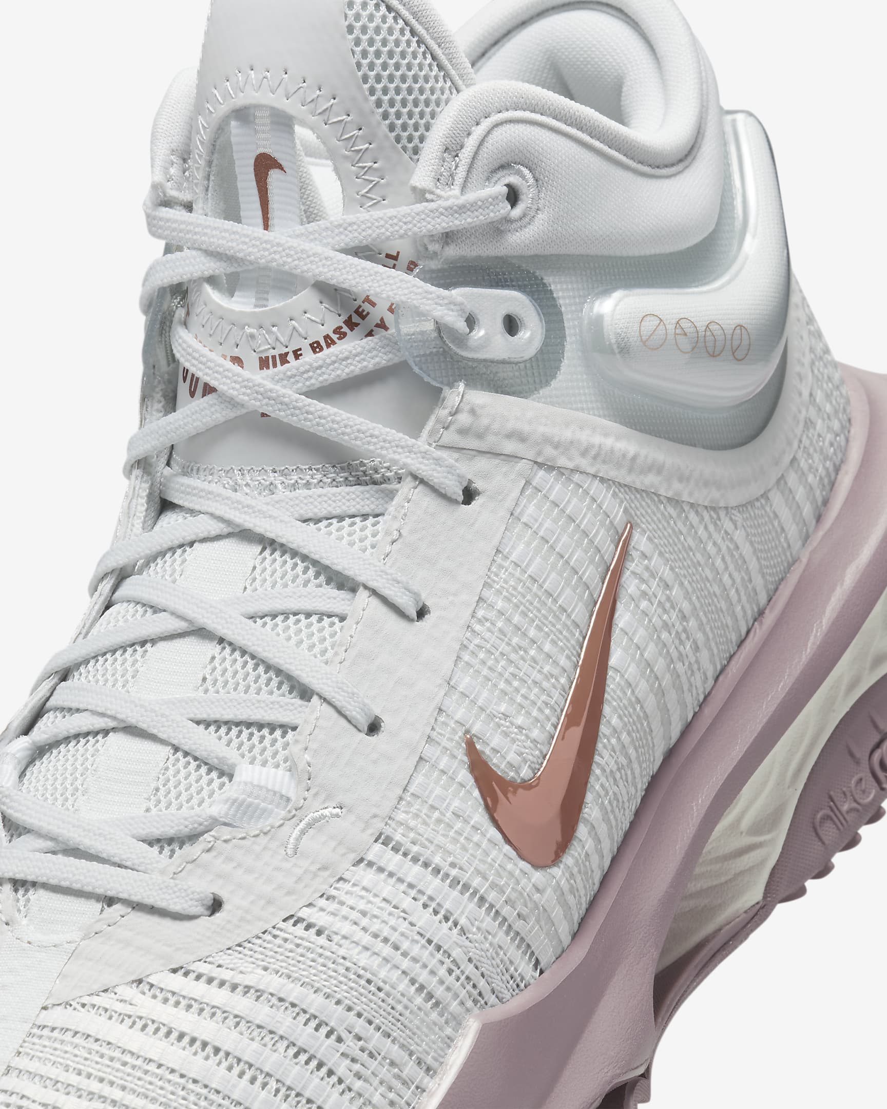 Nike G.T. Jump 2 Erkek Basketbol Ayakkabısı - Photon Dust/Taupe Grey/Wolf Grey/Metallic Red Bronze