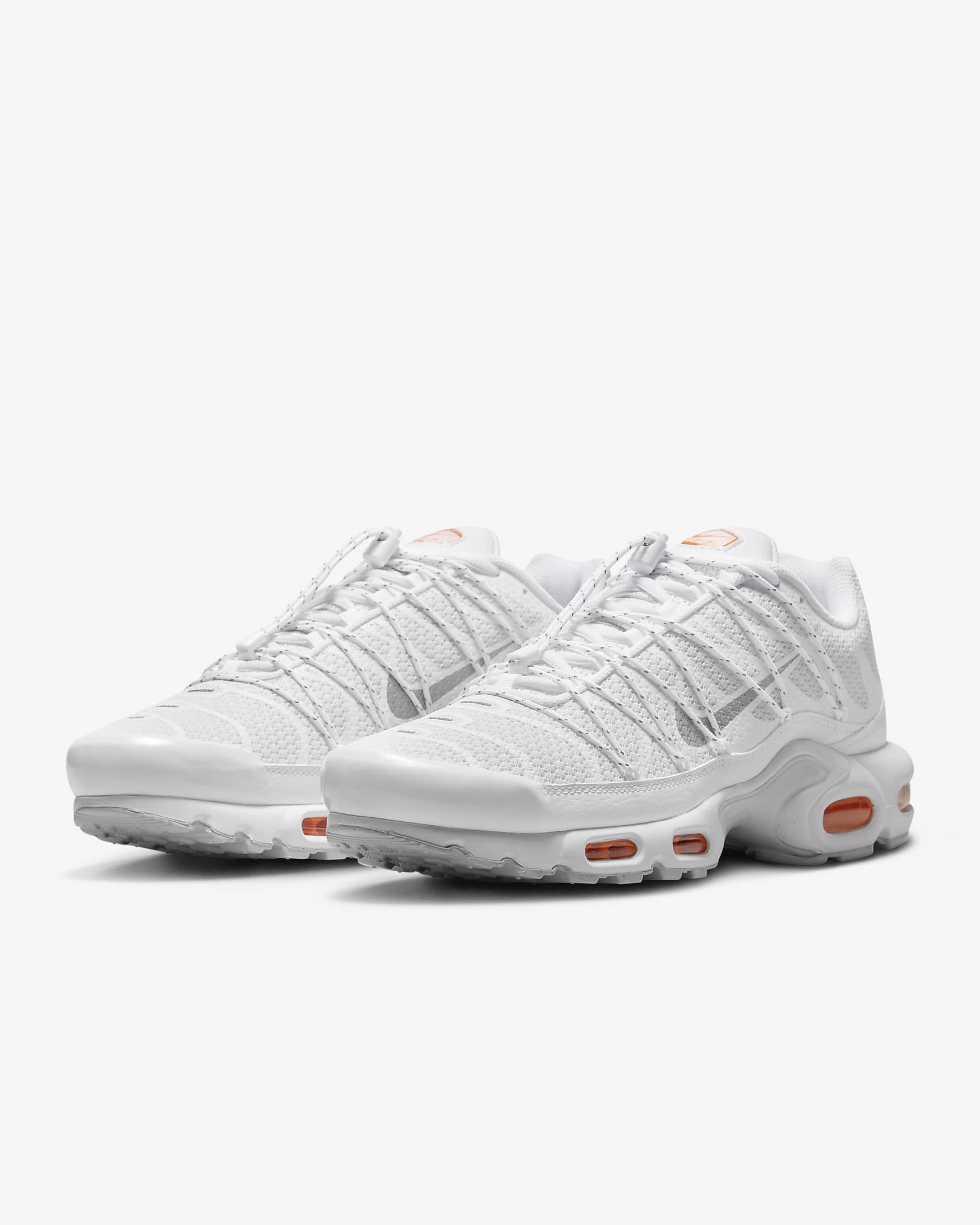 Chaussure Nike Air Max Plus Utility pour homme - Blanc/Safety Orange/Pure Platinum