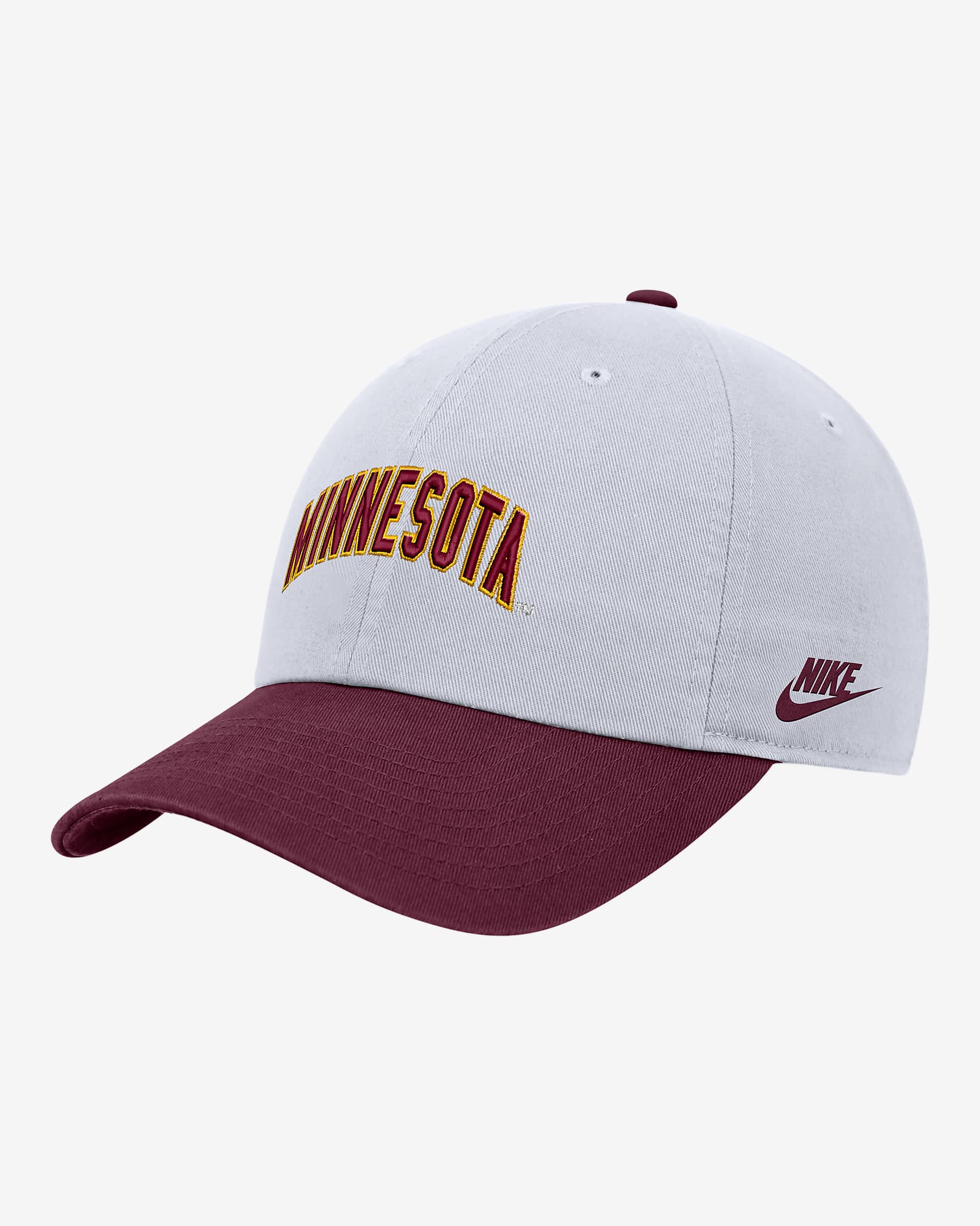 Minnesota Nike College Campus Cap - White