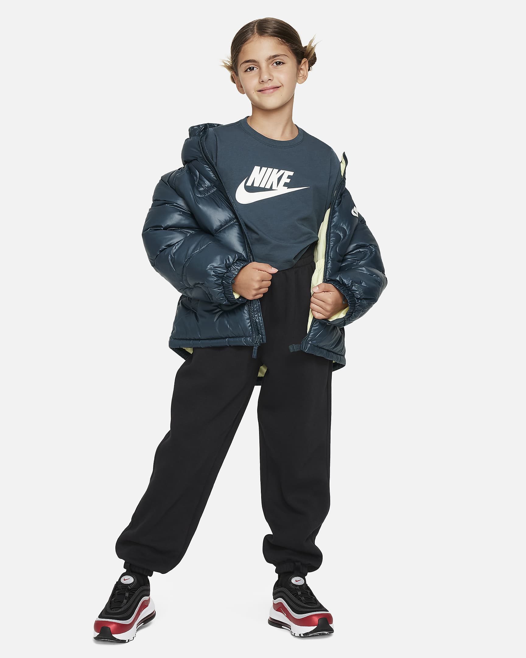 Nike Sportswear Older Kids' (Girls') Cropped T-Shirt. Nike ID