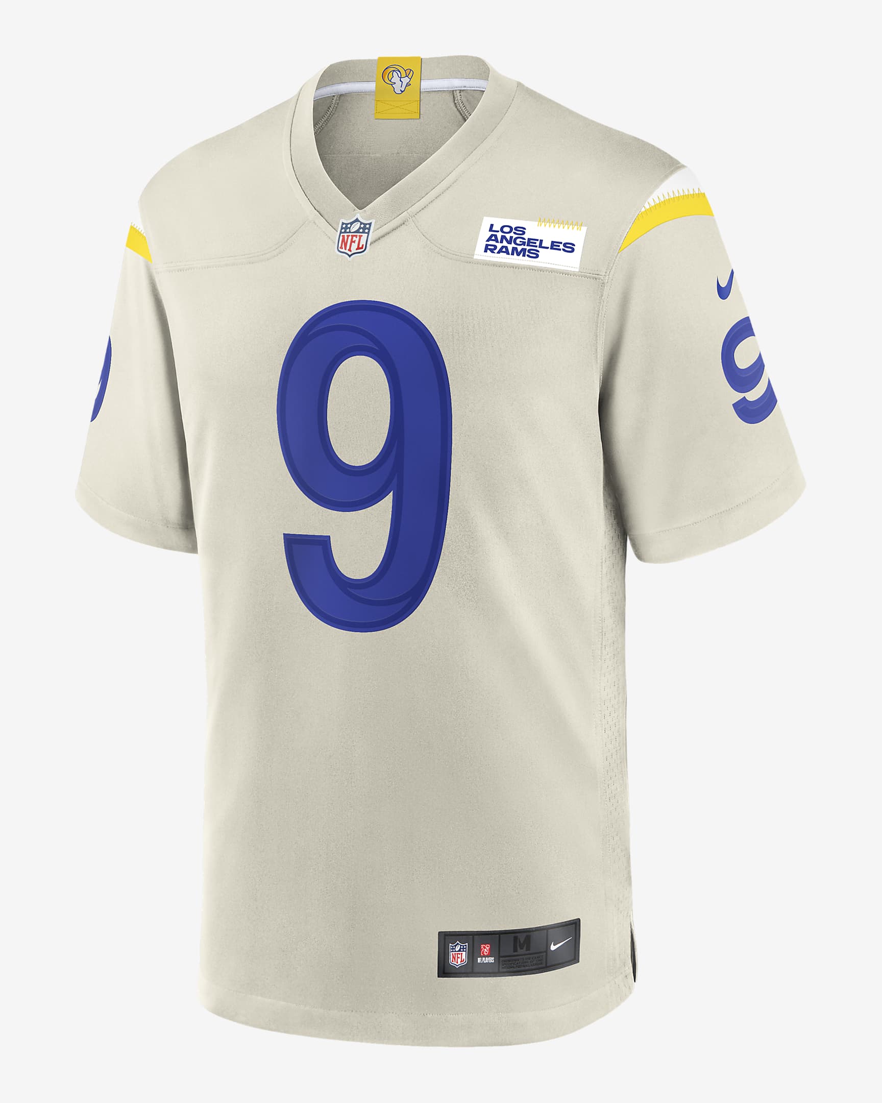 NFL Los Angeles Rams (Matthew Stafford) Men's Game Football Jersey - Cream