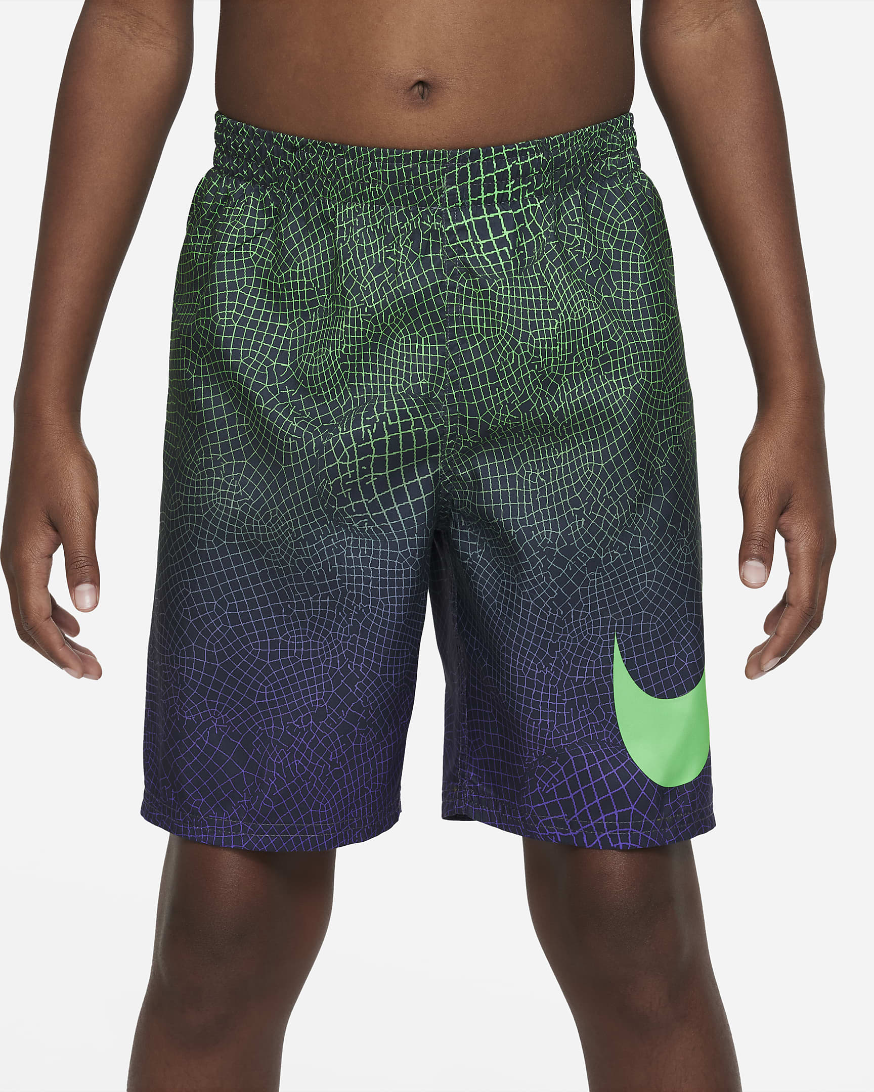 Nike Big Kids' (Boys') 7" Volley Shorts - Green Strike