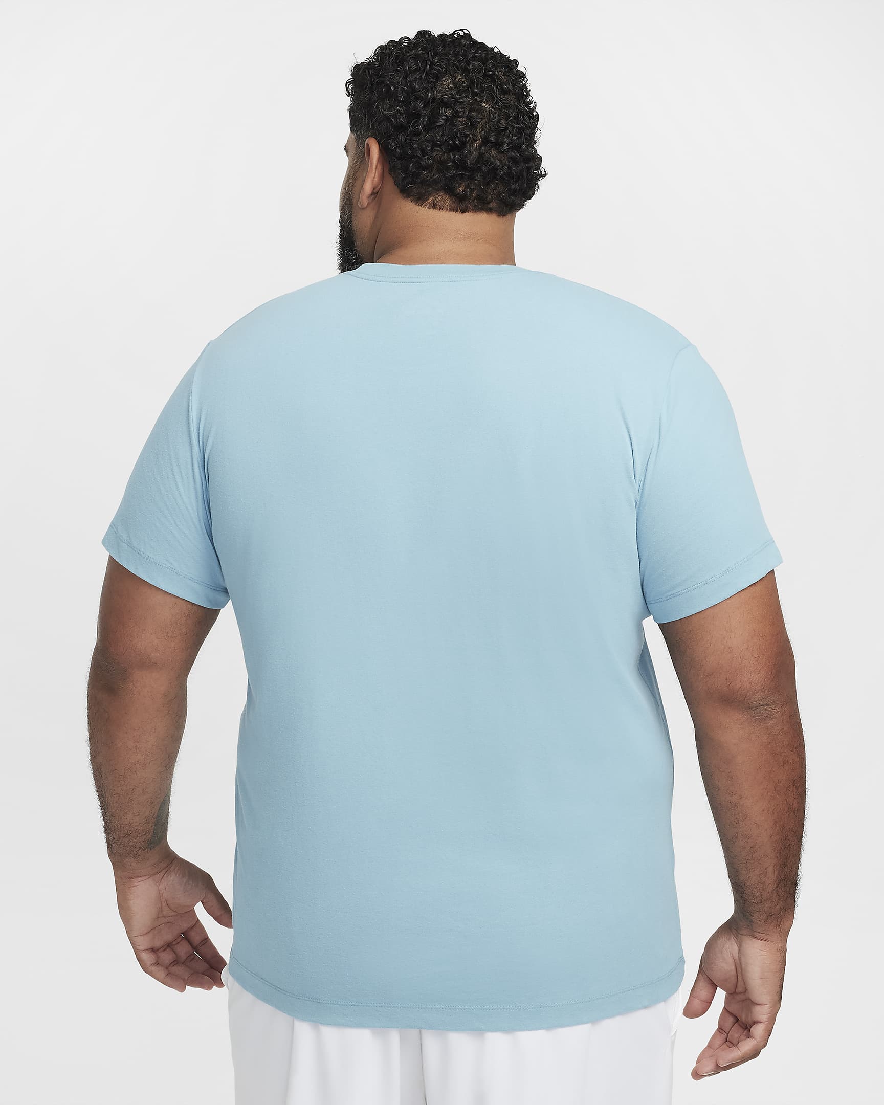 Męski T-shirt do tenisa NikeCourt Dri-FIT Rafa - Denim Turquoise