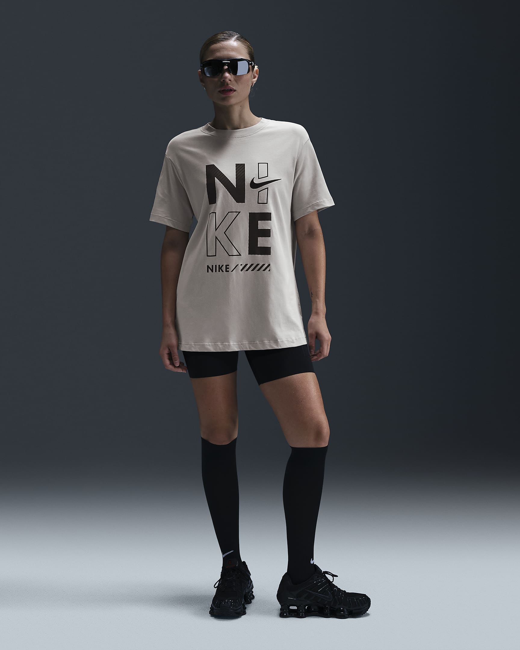 Nike Sportswear Women's T-Shirt - Light Iron Ore