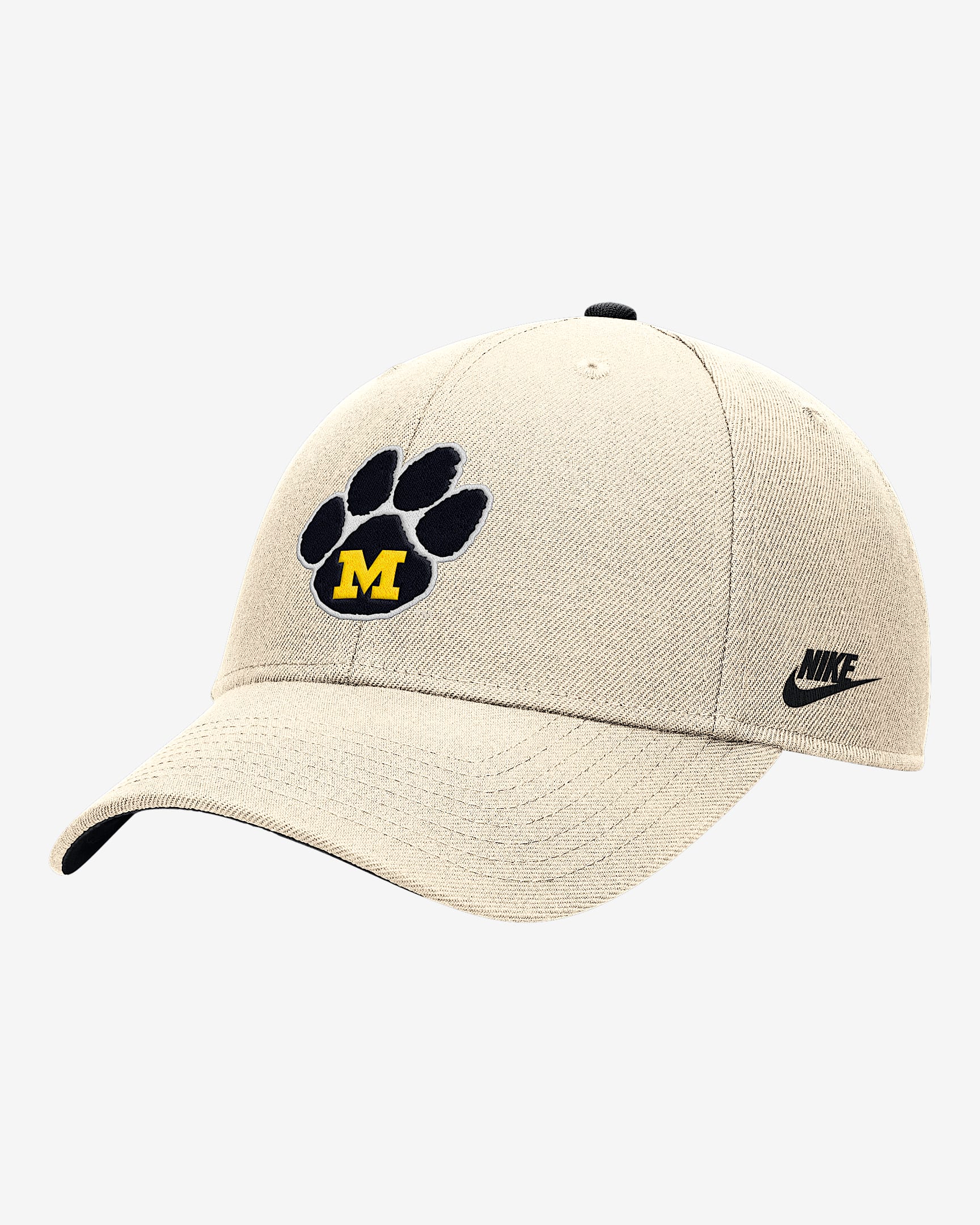 Gorra universitaria Nike ajustable para hombre Missouri Rise - Natural