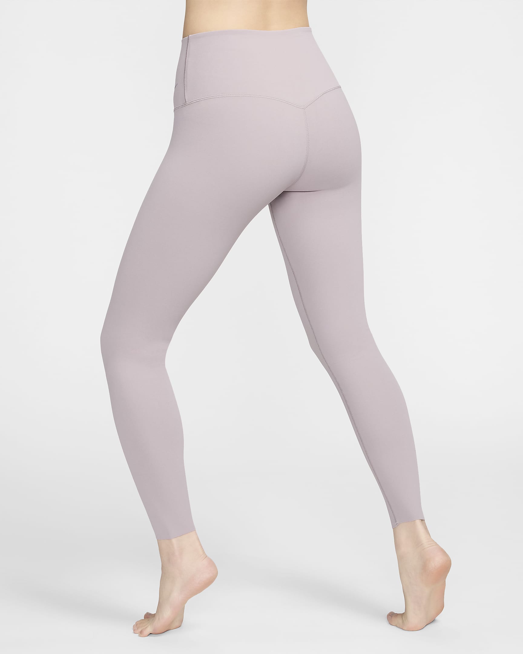 Nike Zenvy Women's Gentle-Support High-Waisted Full-Length Leggings - Light Violet Ore/Black