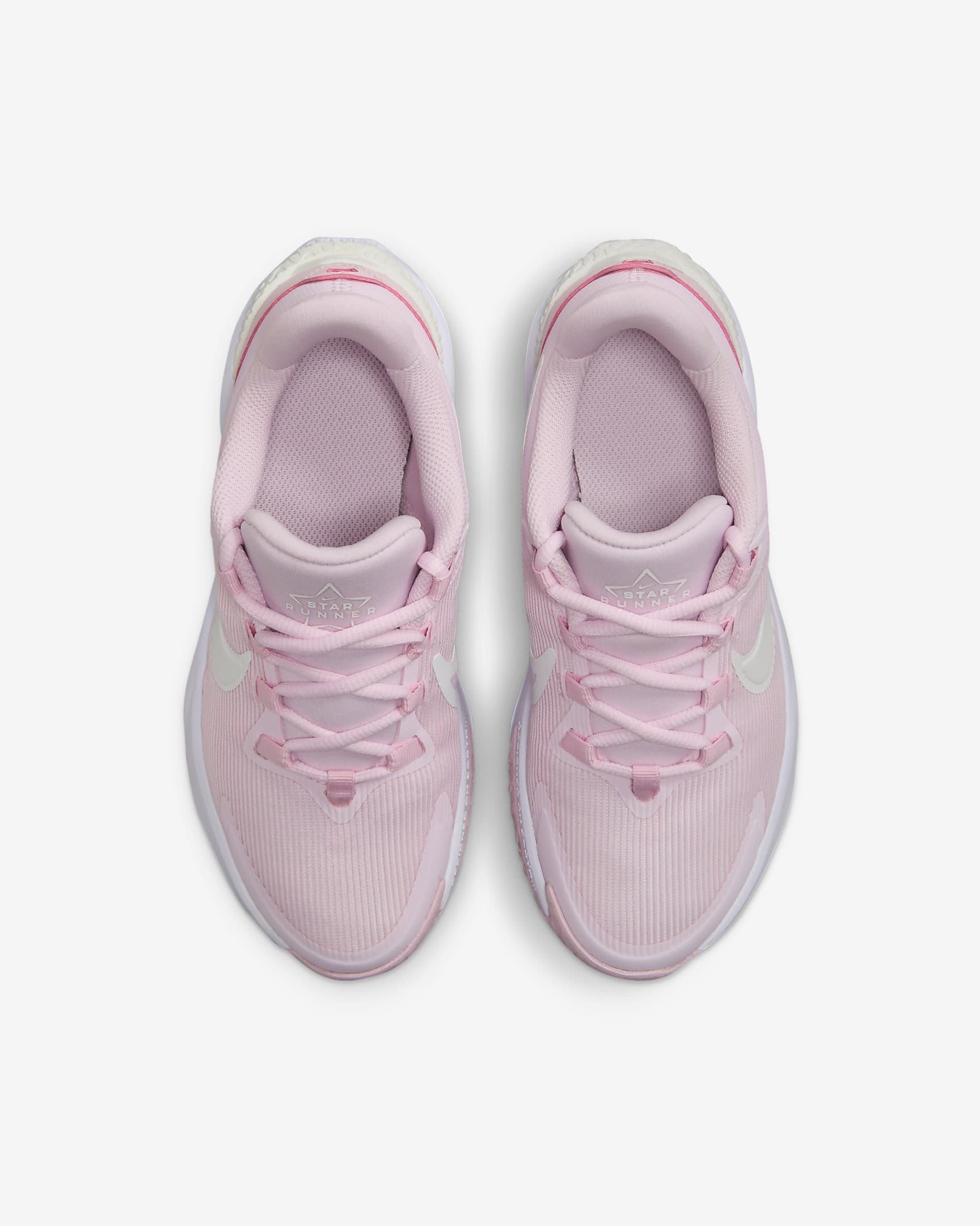 รองเท้าวิ่งโร้ดรันนิ่งเด็กโต Nike Star Runner 4 - Pink Foam/ขาว/Summit White