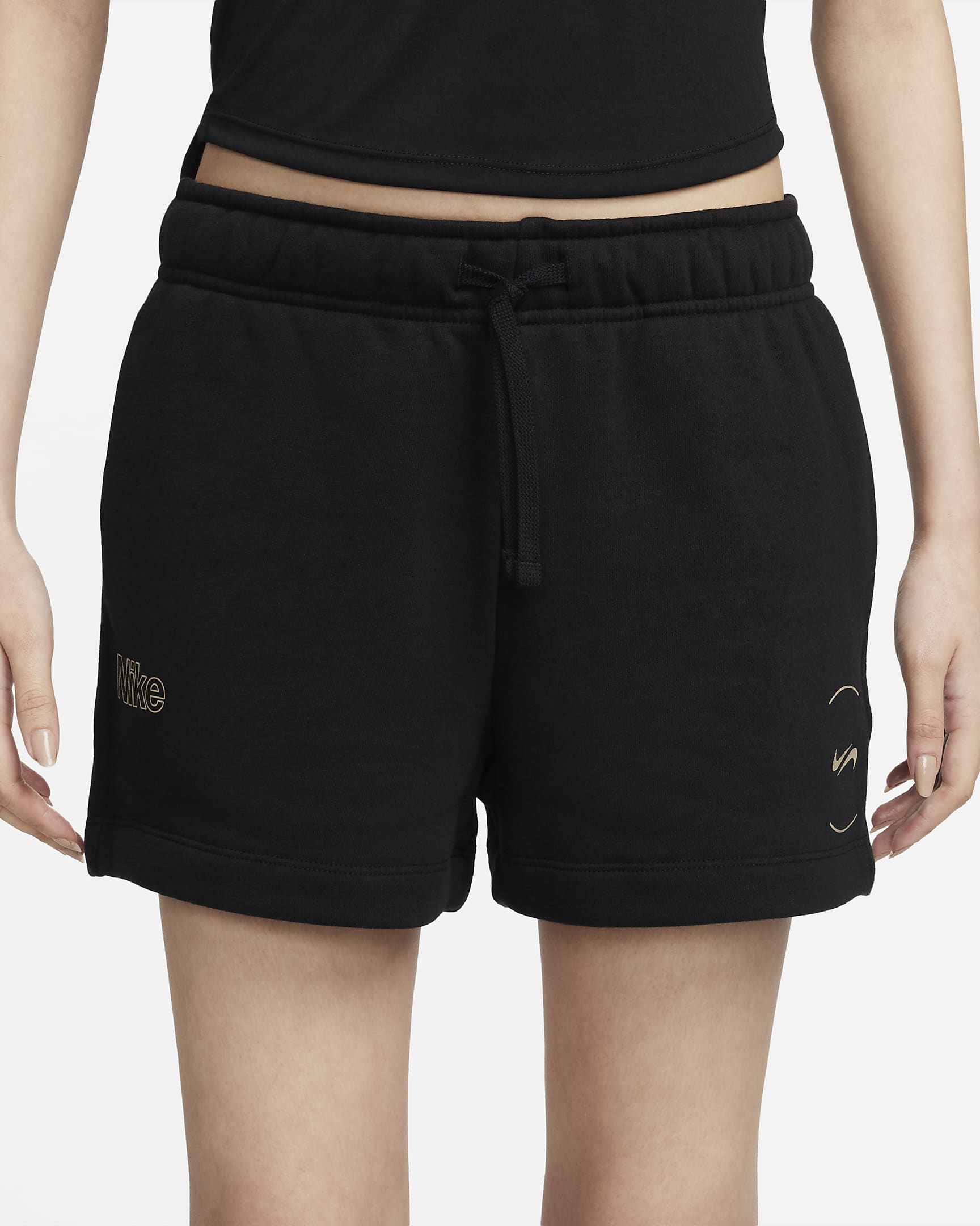Fleece Mid Rise Short Nike Sportswear Women's Fleece Mid-Rise Shorts. Nike IN