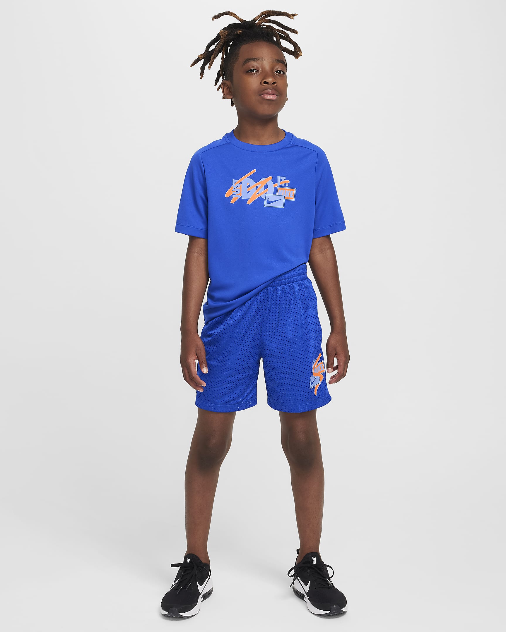 Nike Multi Big Kids' (Boys') Dri-FIT Top - Game Royal