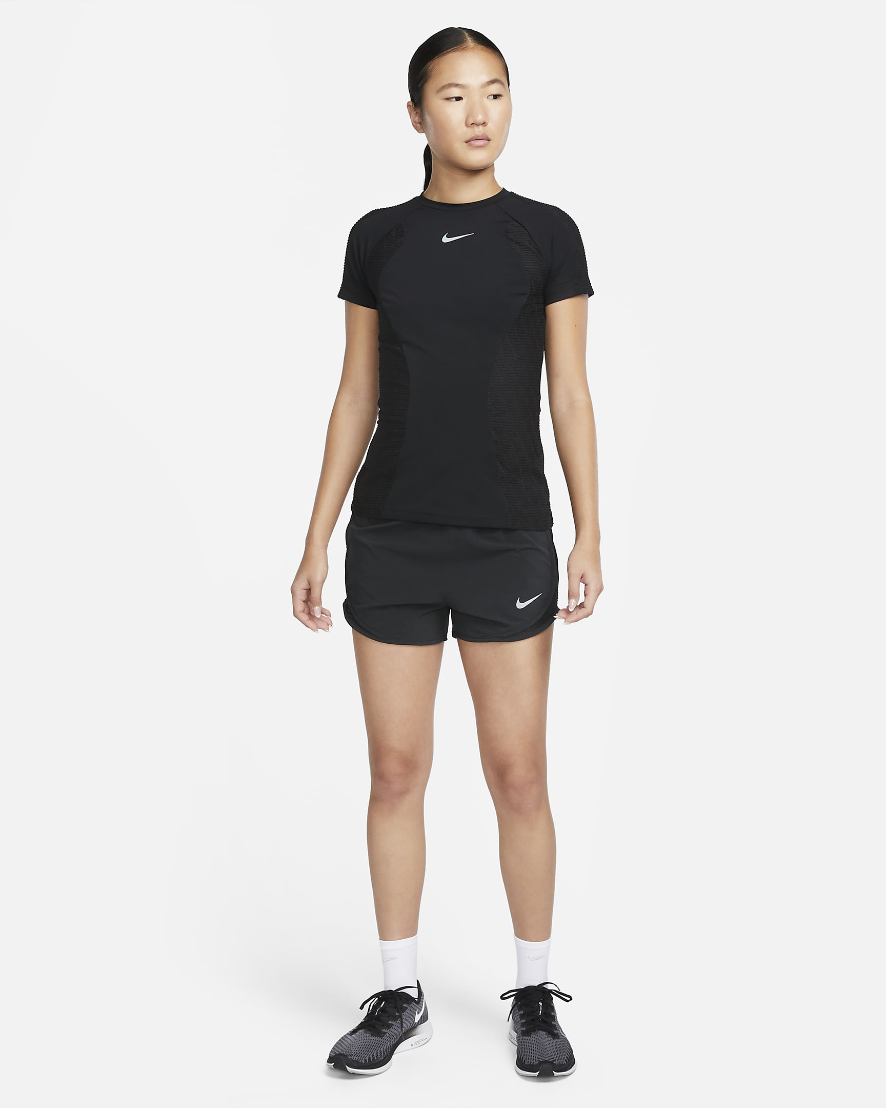 Nike Dri-FIT Run Division Tempo Luxe Women's Running Shorts - Black/Black