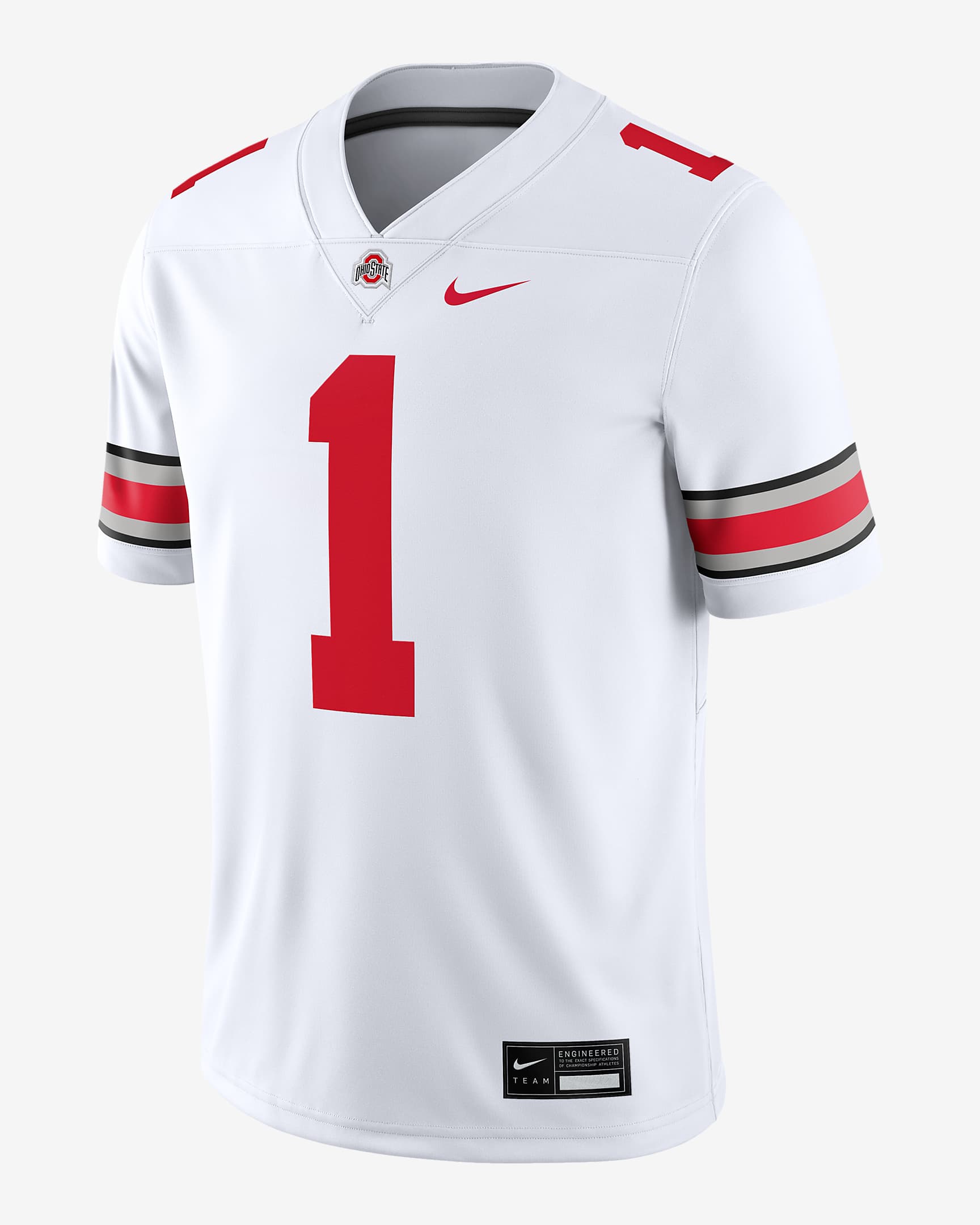 Ohio State Buckeyes Men's Nike Dri-FIT College Game Jersey - White