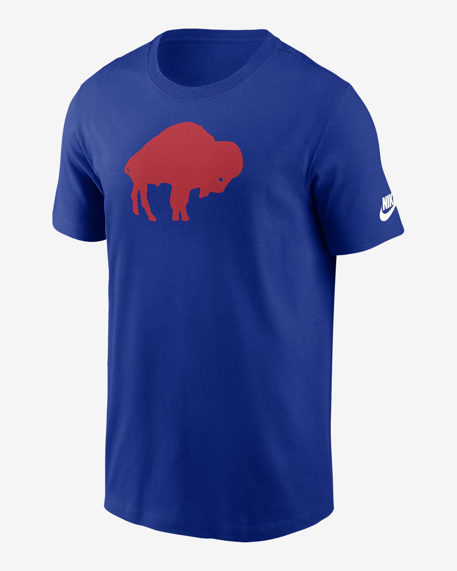 Buffalo Bills Rewind Logo Essential Men's Nike NFL T-Shirt - Royal