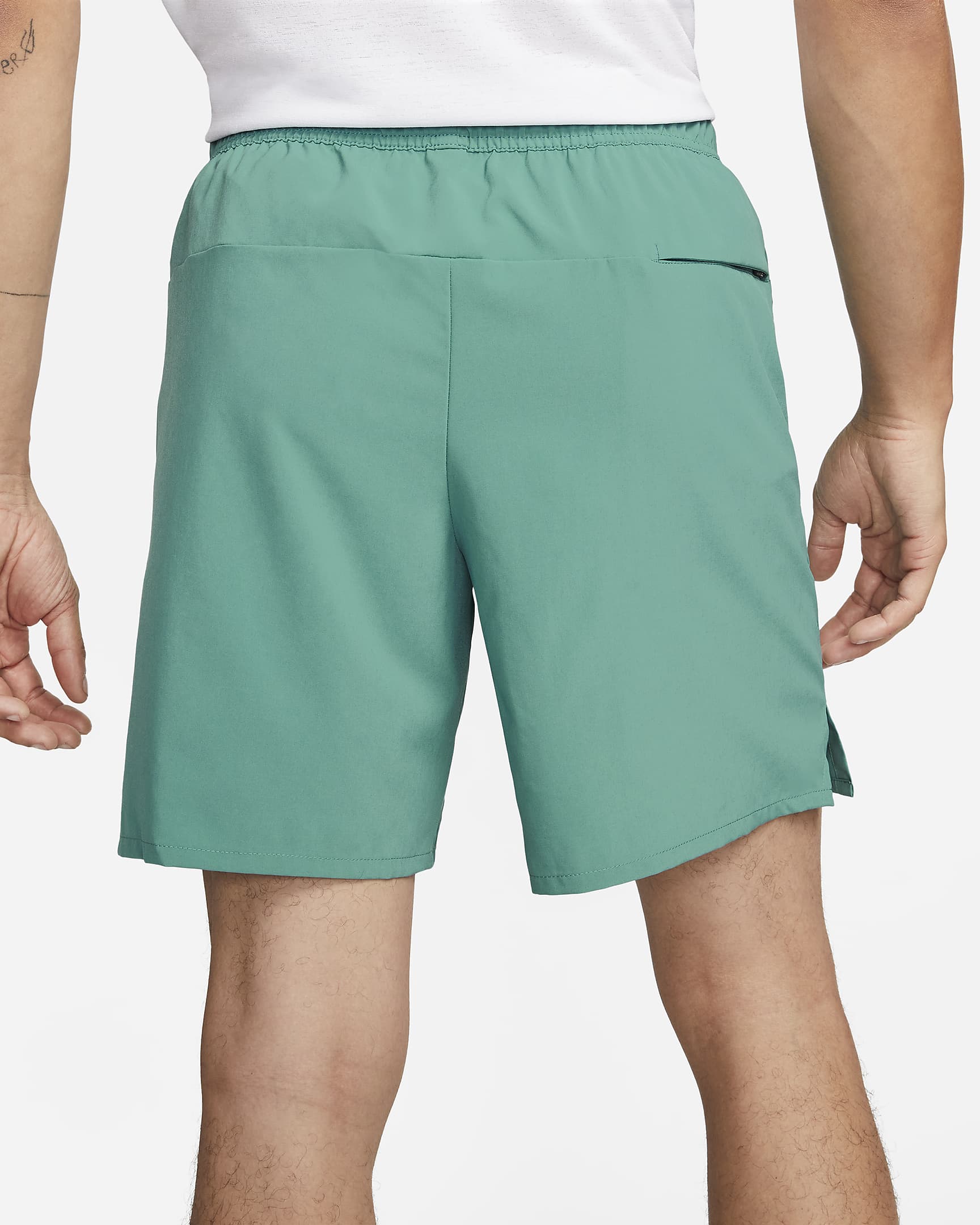 Nike Unlimited Dri-FIT allsidig shorts uten fôr til herre (18 cm) - Mineral Teal/Svart/Mineral Teal