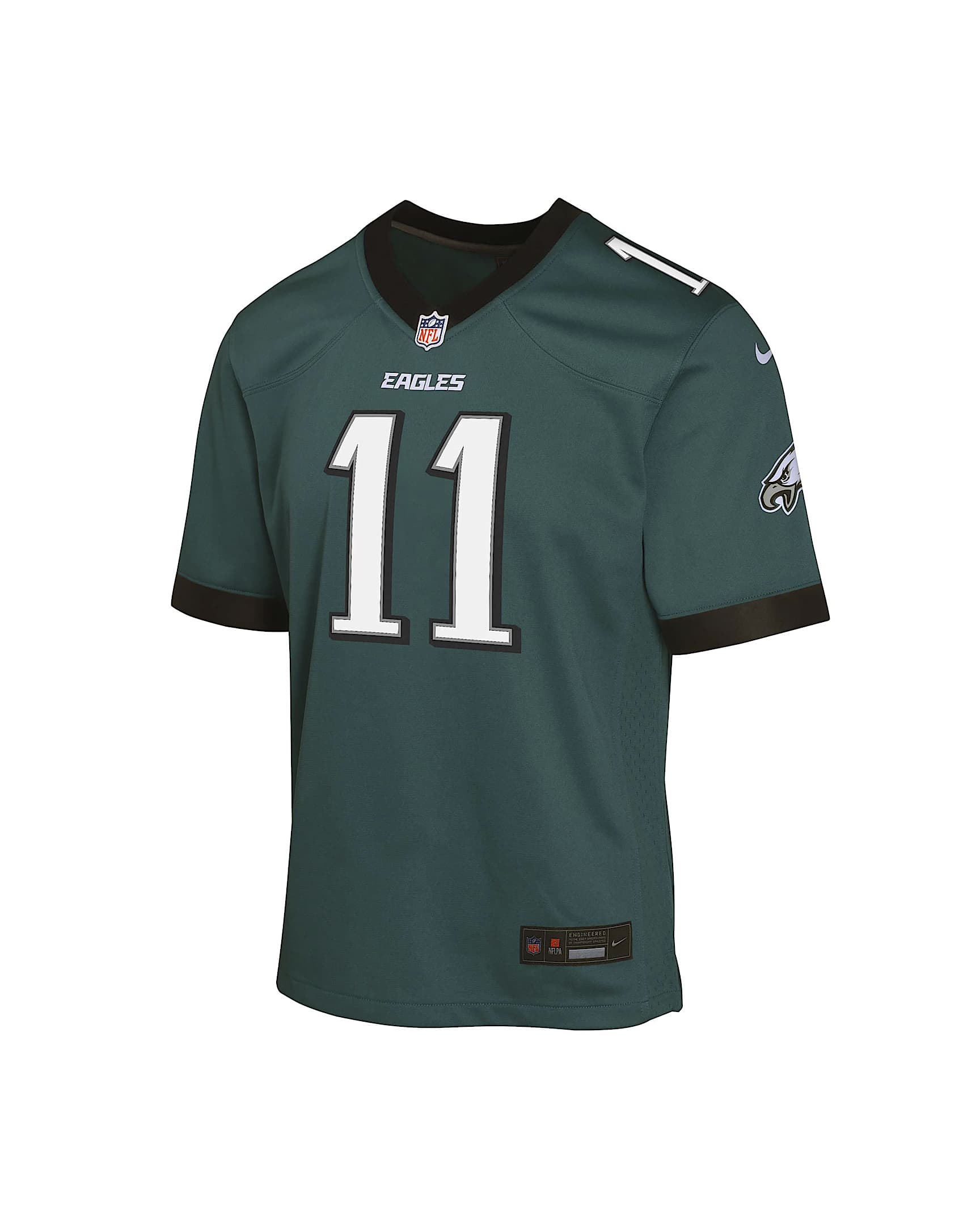 A.J. Brown Philadelphia Eagles Big Kids' Nike Dri-FIT NFL Football Jersey - Green