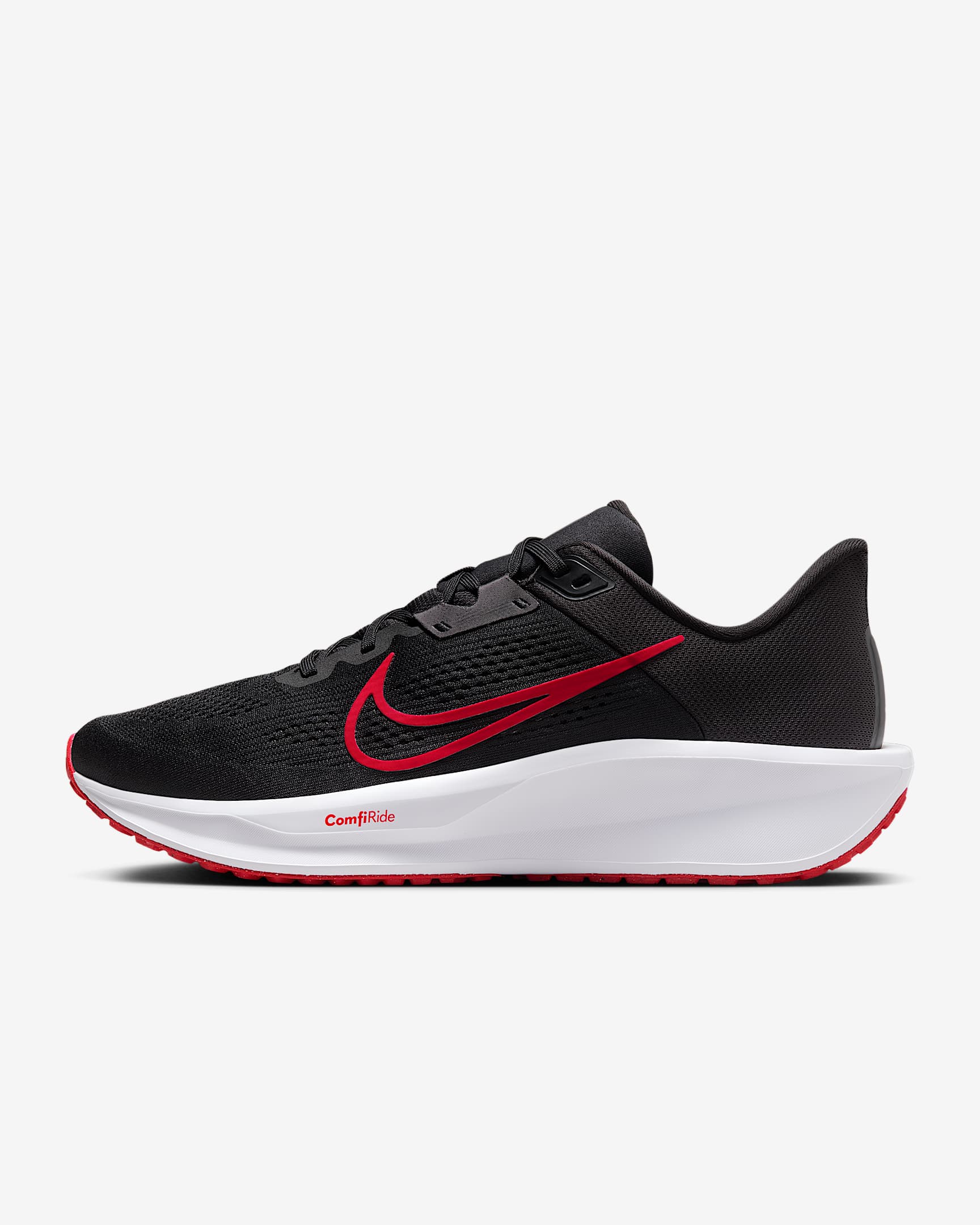 Nike Quest 6 Men's Road Running Shoes - Black/White/Dark Smoke Grey/University Red