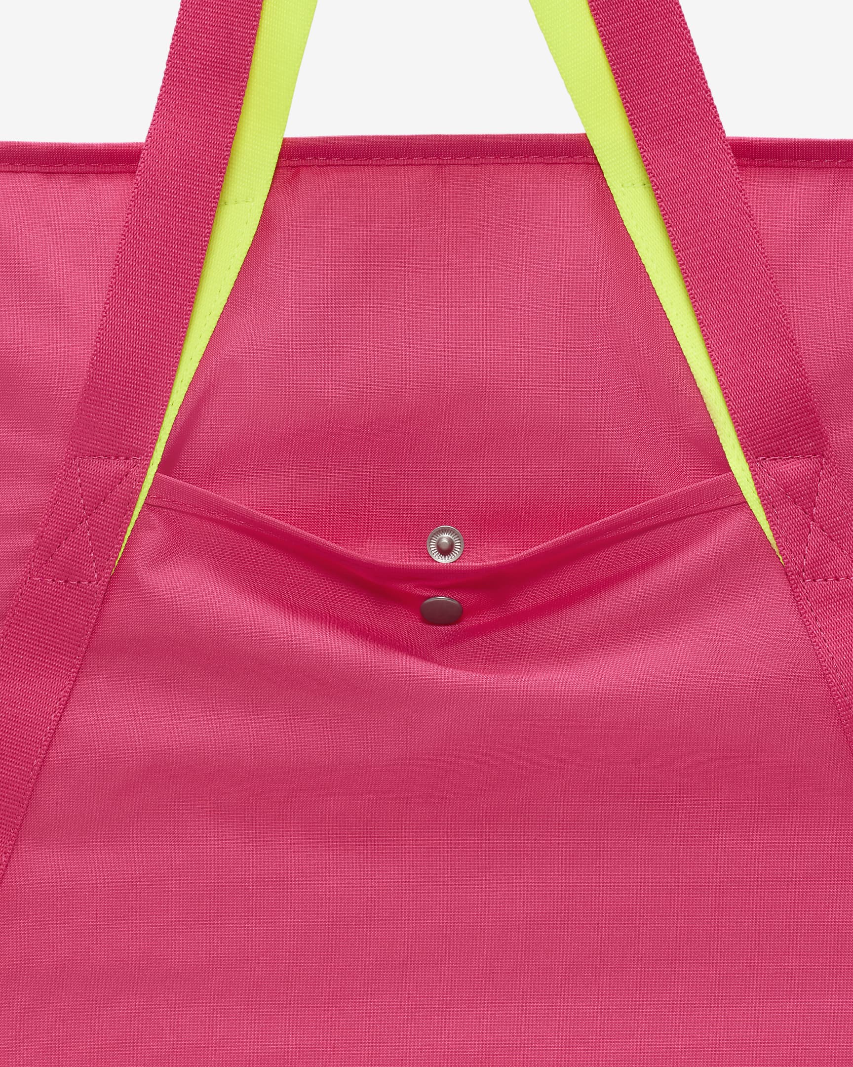 Borsa Tote da palestra Nike (28 l) - Aster Pink/Volt/Volt