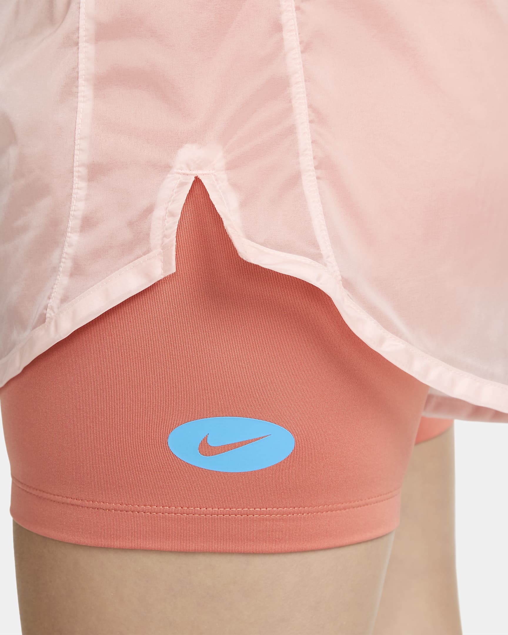 Nike Icon Clash Tempo Luxe Women's MidRise Running Shorts.