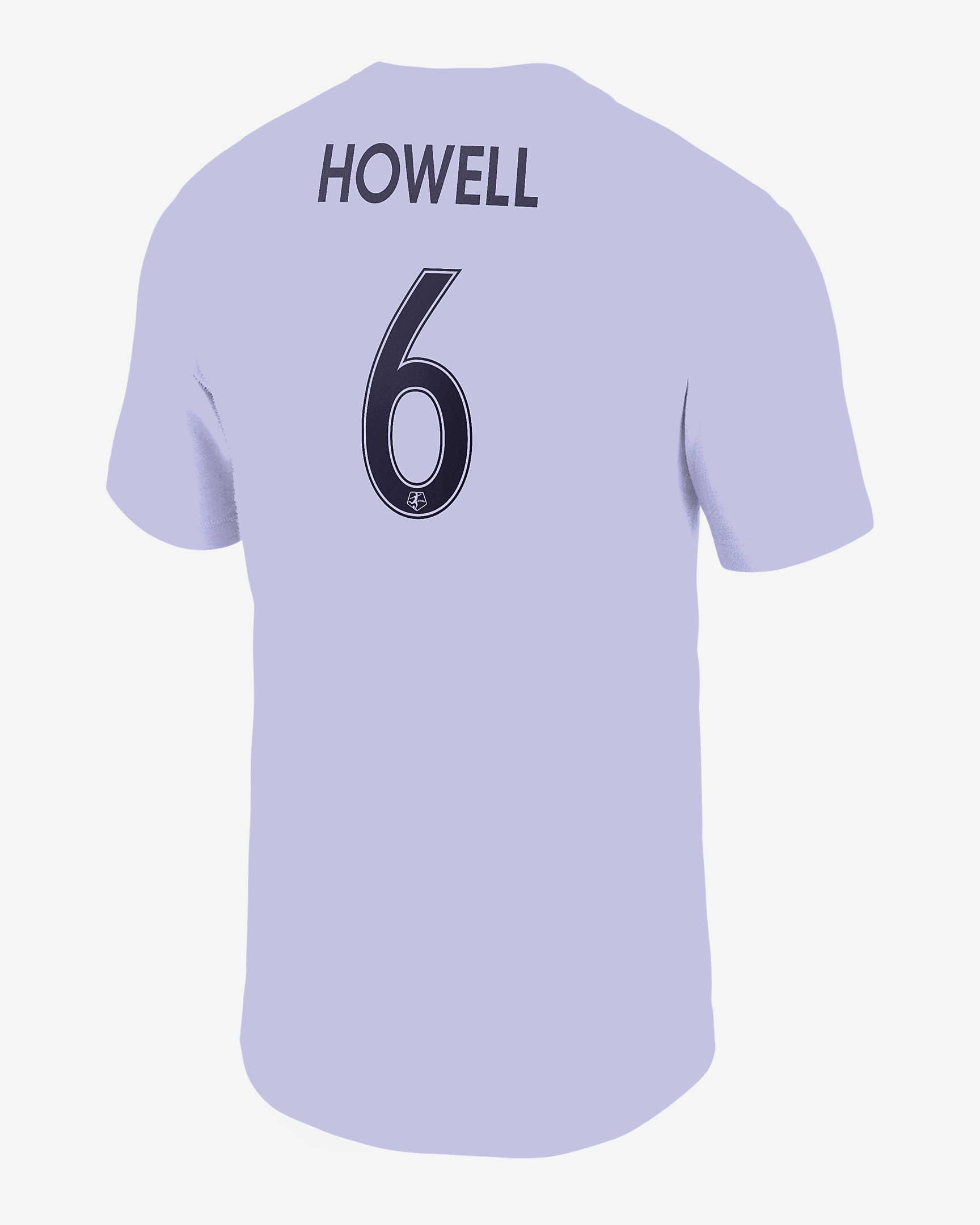 Playera Nike de la NWSL para hombre Jaelin Howell Racing Louisville FC - Bruma lavanda