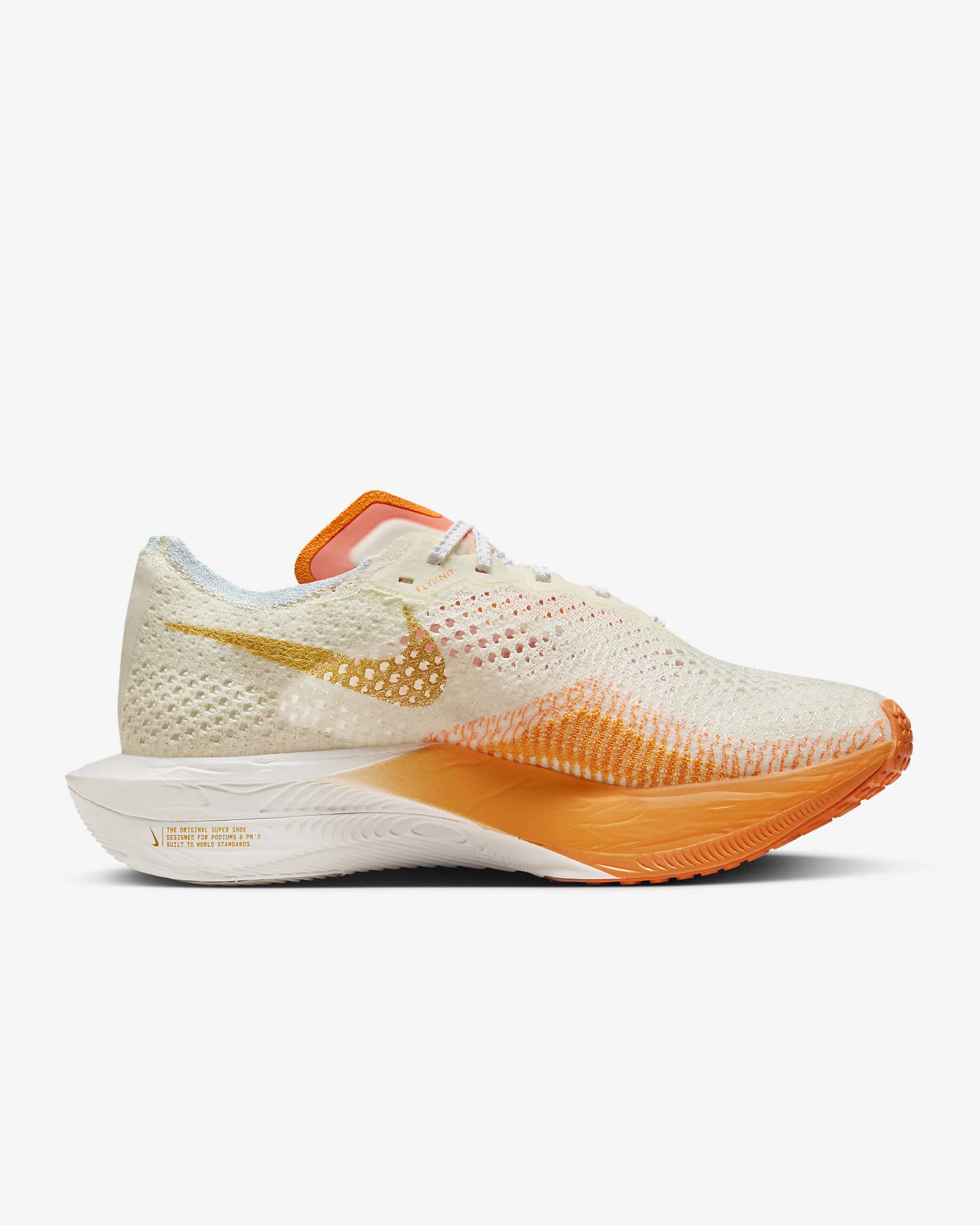 Nike Vaporfly 3 Women's Road Racing Shoes - Coconut Milk/Sail/Coconut Milk/Bright Mandarin