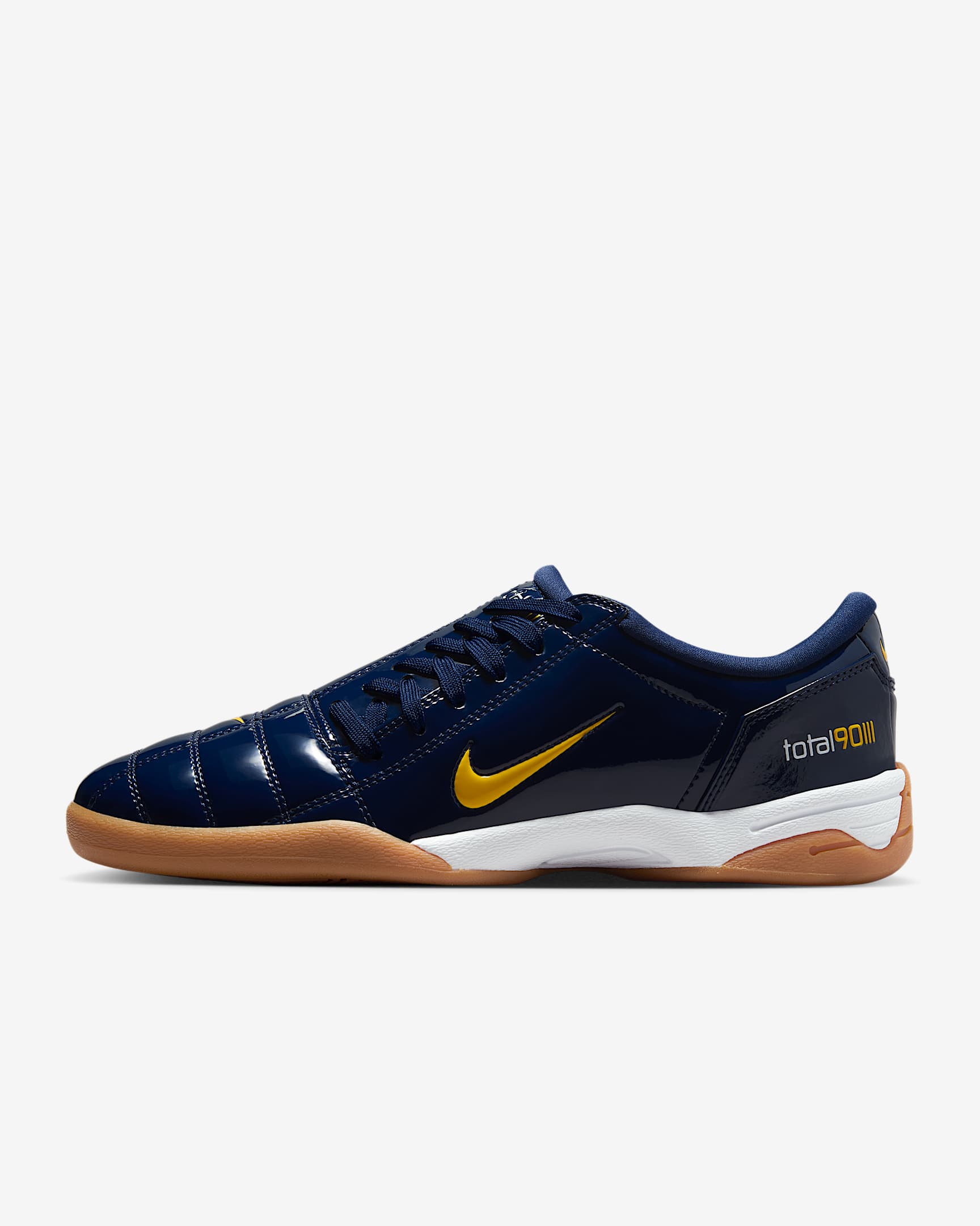 Nike Total 90 Women's Shoes - Midnight Navy/White/Gum Medium Brown/University Gold