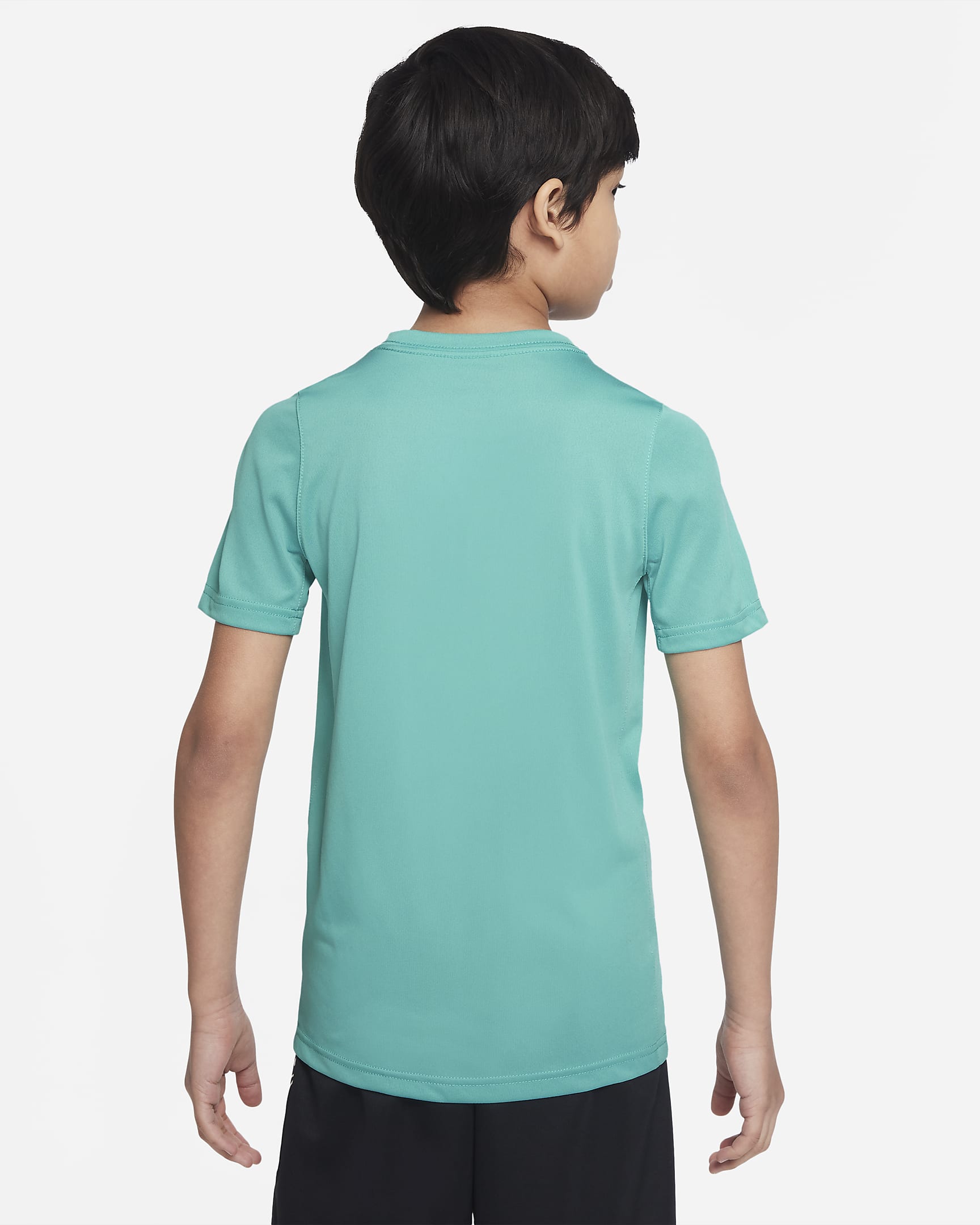 Nike Dri-FIT Big Kids' Swoosh Training T-Shirt - Washed Teal