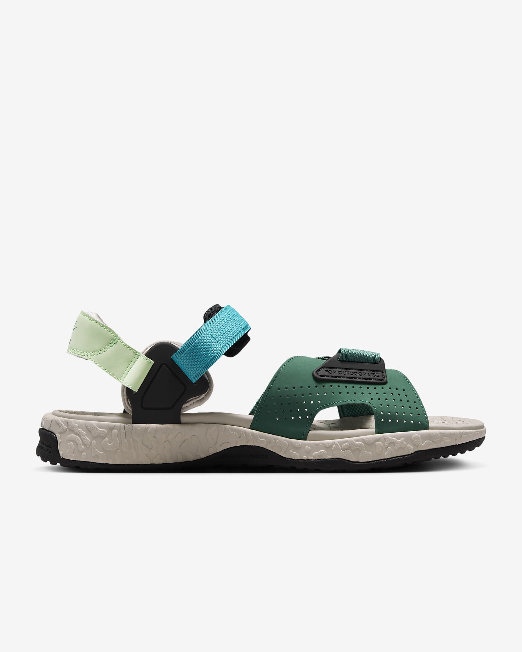 Nike ACG Air Deschutz+ Sandals - Bicoastal/Black/Light Iron Ore/Vapour Green