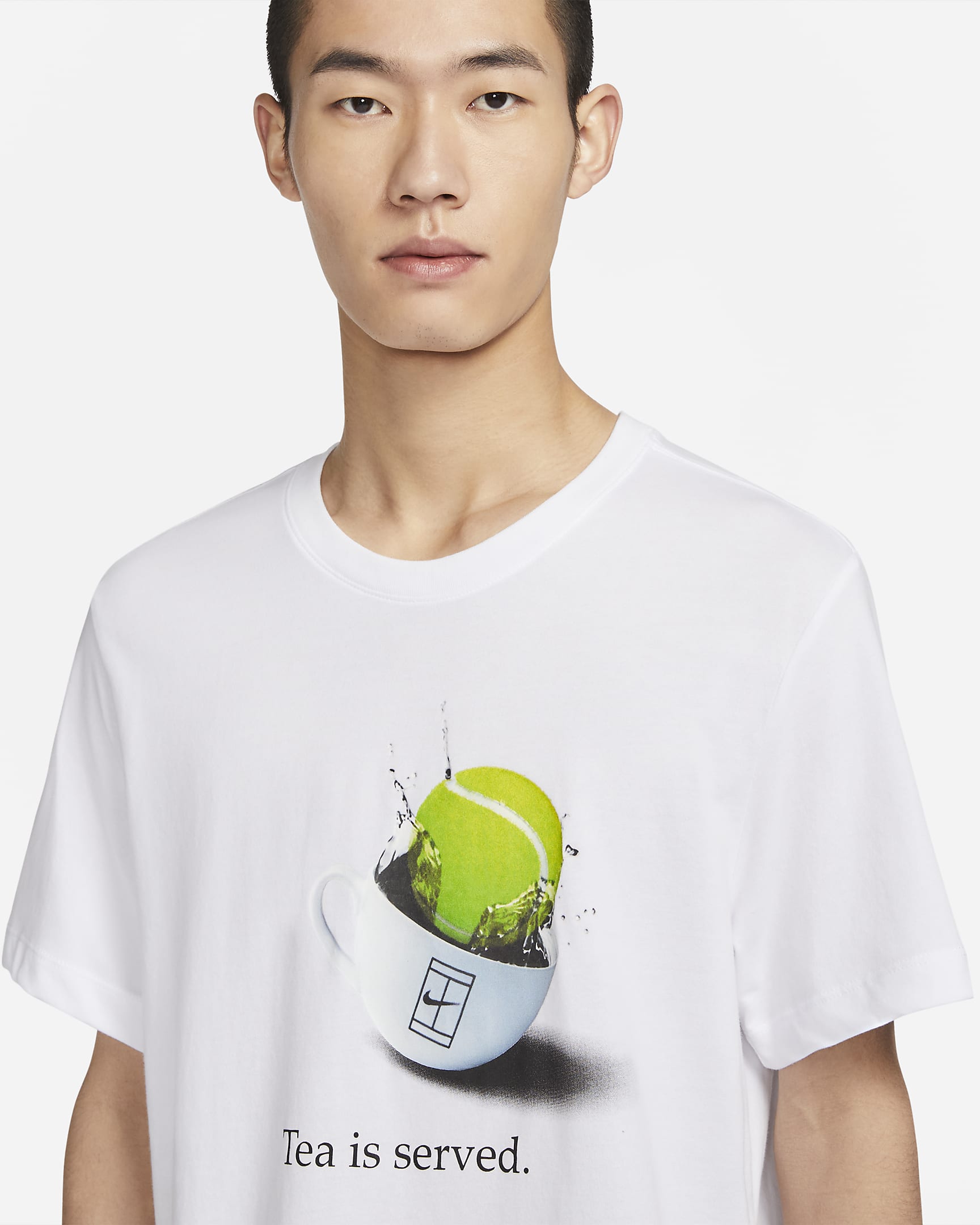 T-Shirt Humoristique Tennis - Design Drôle Avec Balle Et Joueur - Cadeau Pour Amateurs De Tennis