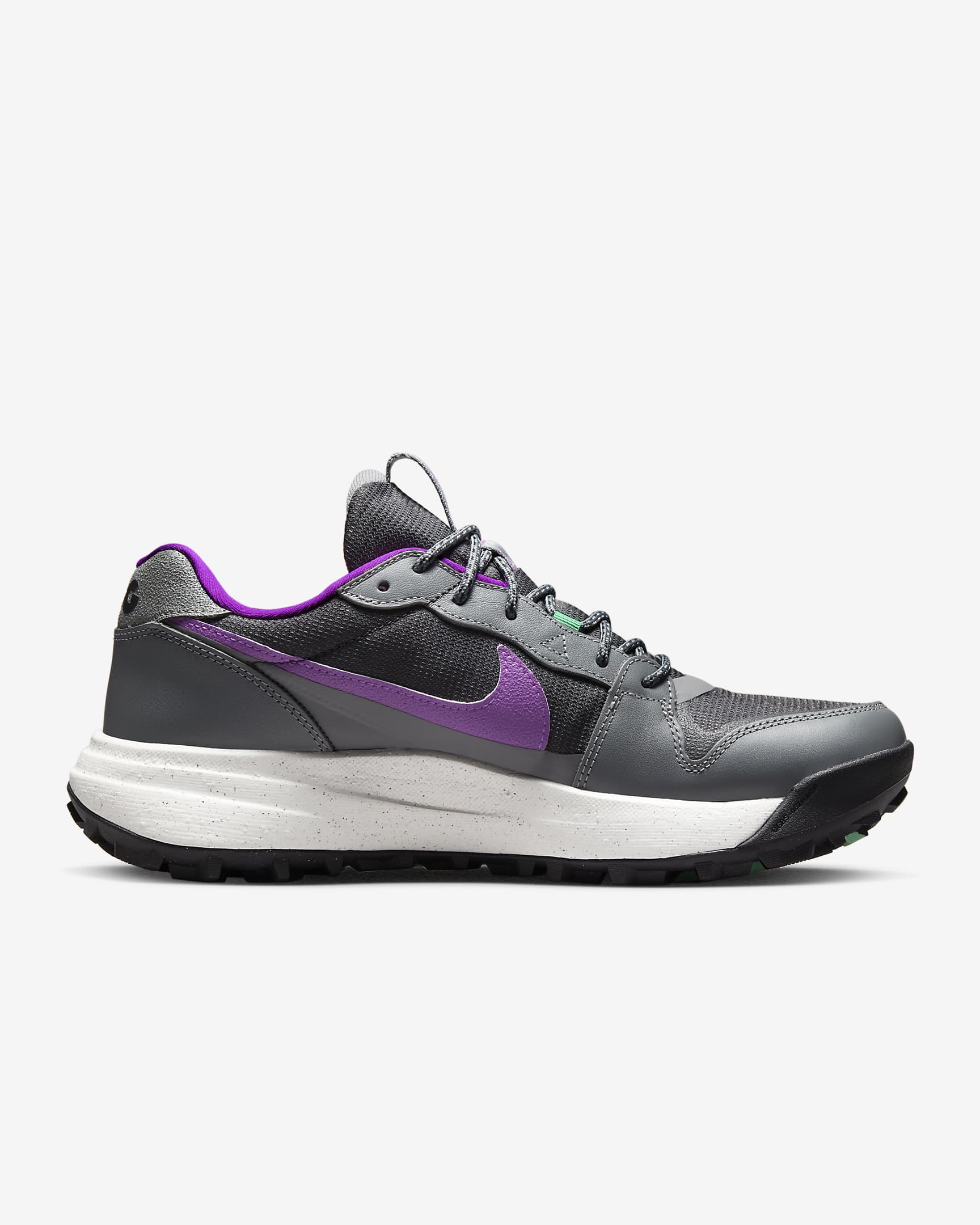 Tenis para hombre Nike ACG Lowcate - Gris humo/Morado vivo/Fantasma/Gris humo oscuro