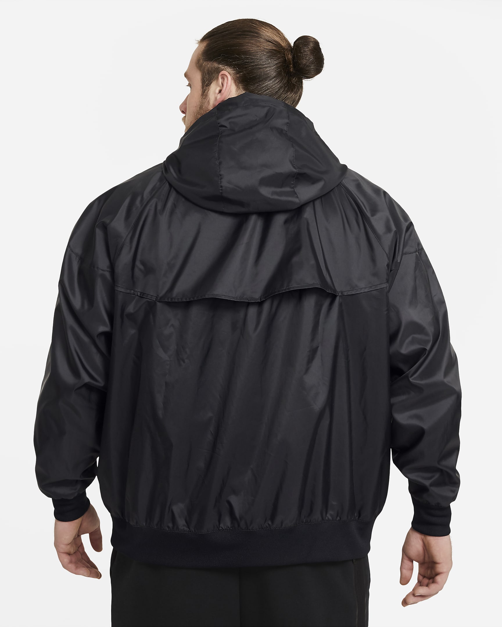 Nike Sportswear Windrunner Men's Hooded Jacket - Black/White