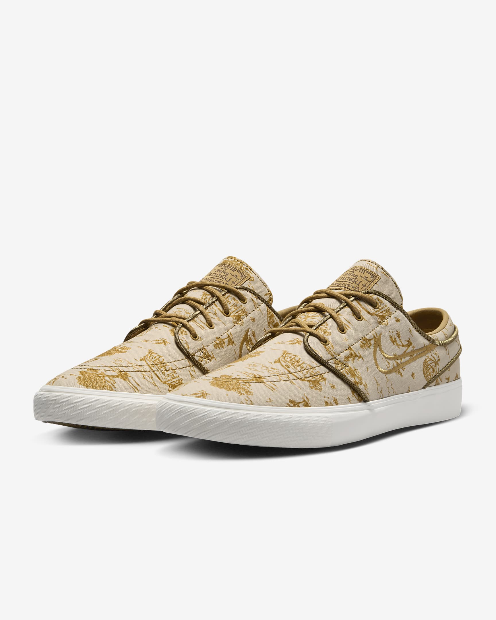 Nike SB Zoom Janoski OG+ Premium Skateboardschuh - Sesame/Bronzine/Sail/Flat Gold