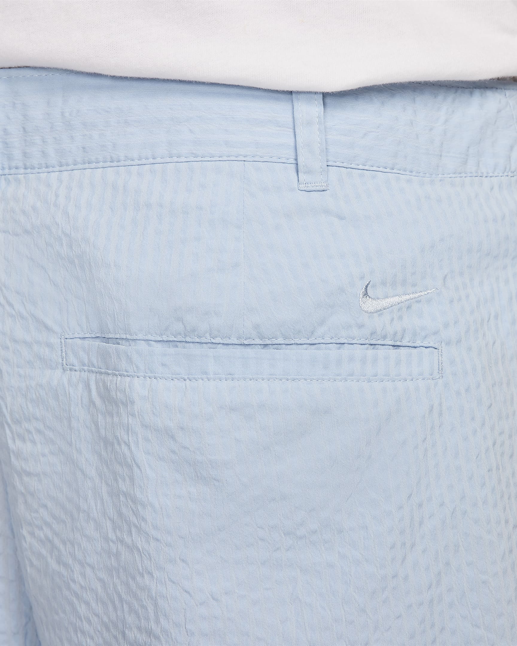 Nike Life Pantalón corto de tejido seersucker - Hombre - Light Armory Blue/Light Armory Blue