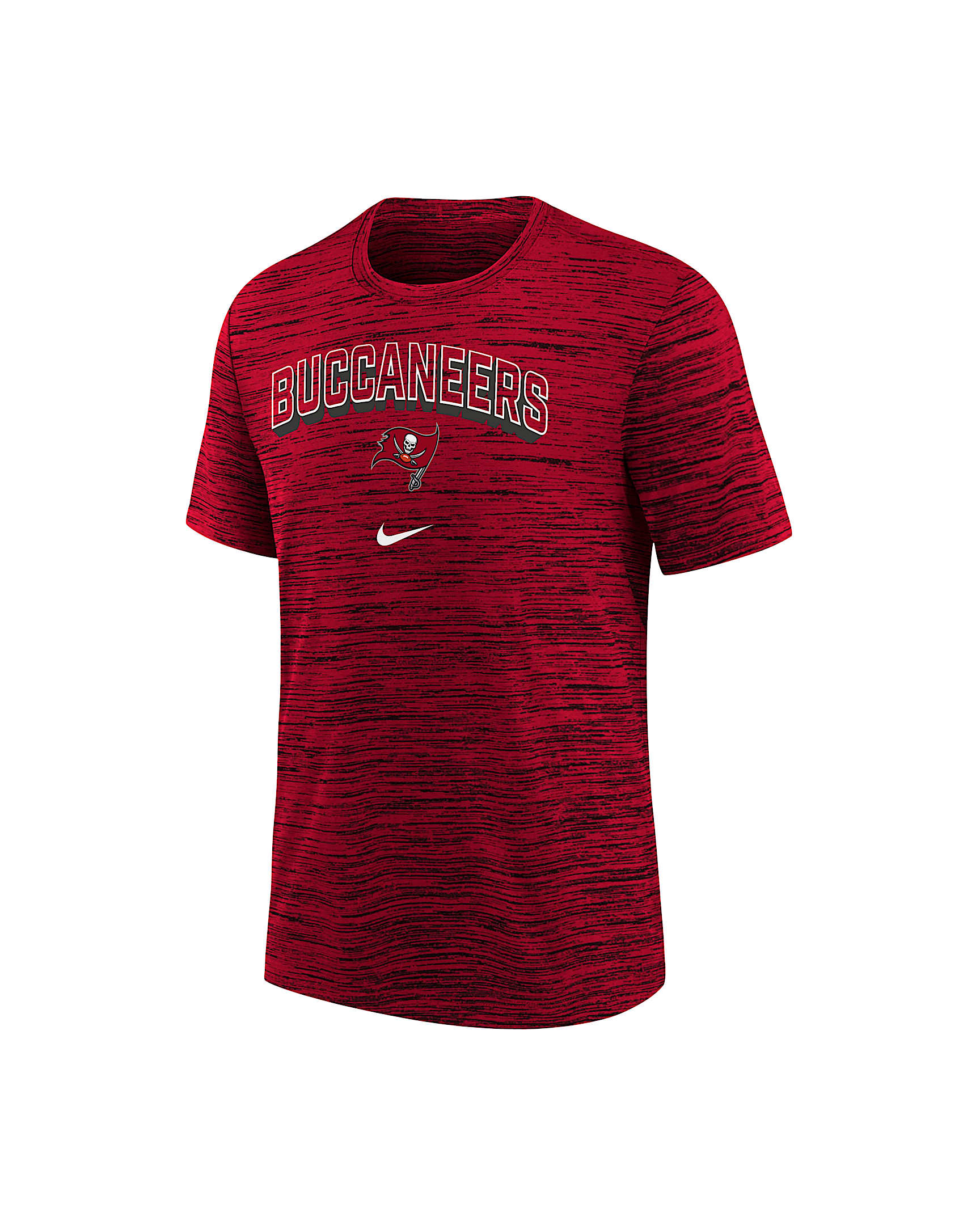 Tampa Bay Buccaneers Sideline Velocity Big Kids’ Nike Dri-FIT NFL T-Shirt - Red