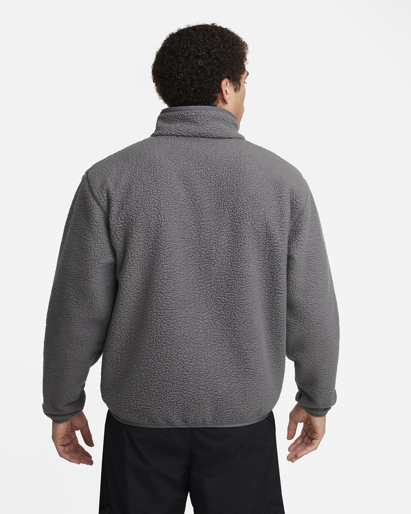 Nike Sportswear Club Men's Fleece Jacket - Iron Grey/White