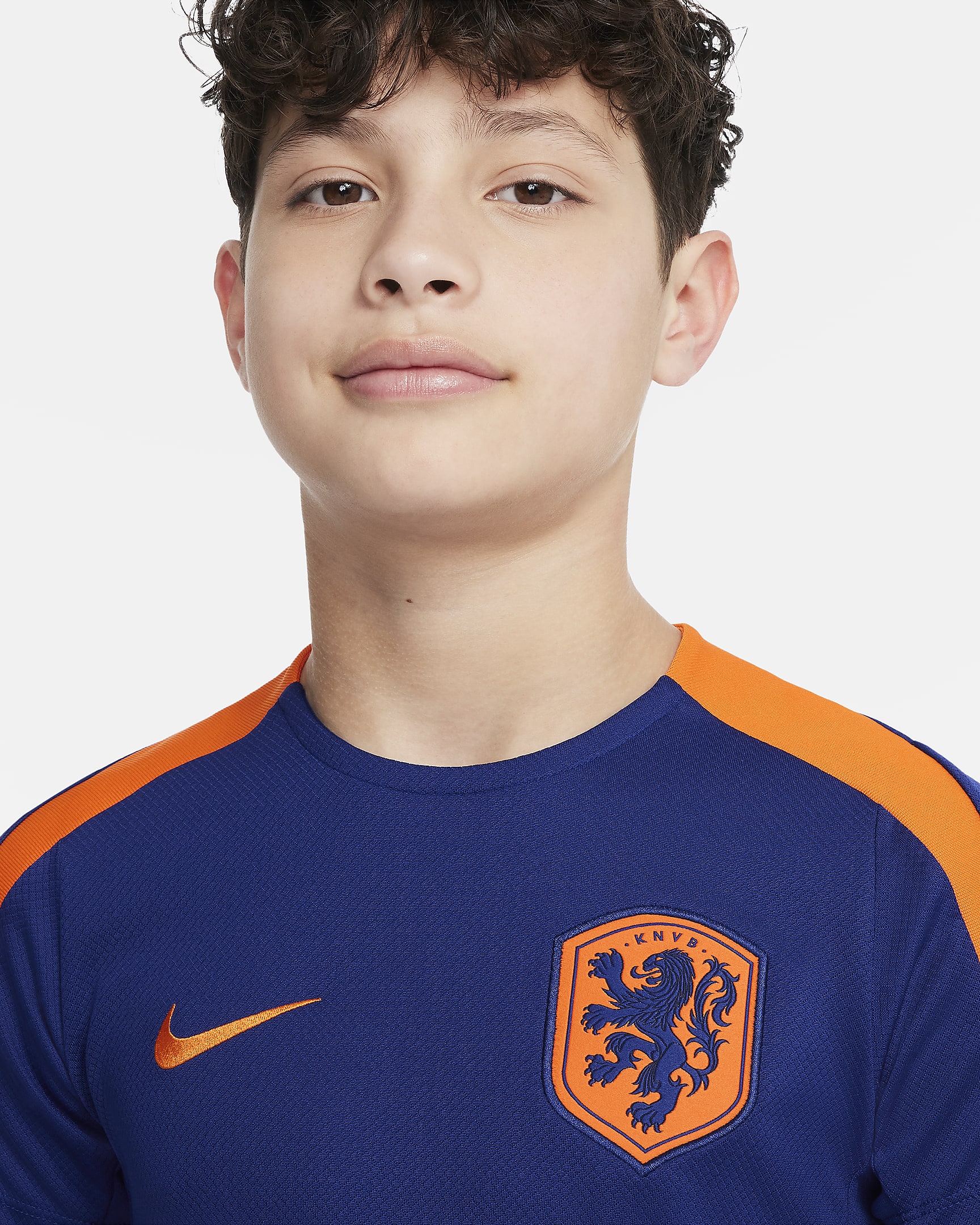 Netherlands Strike Older Kids' Nike Dri-FIT Football Short-Sleeve Knit ...
