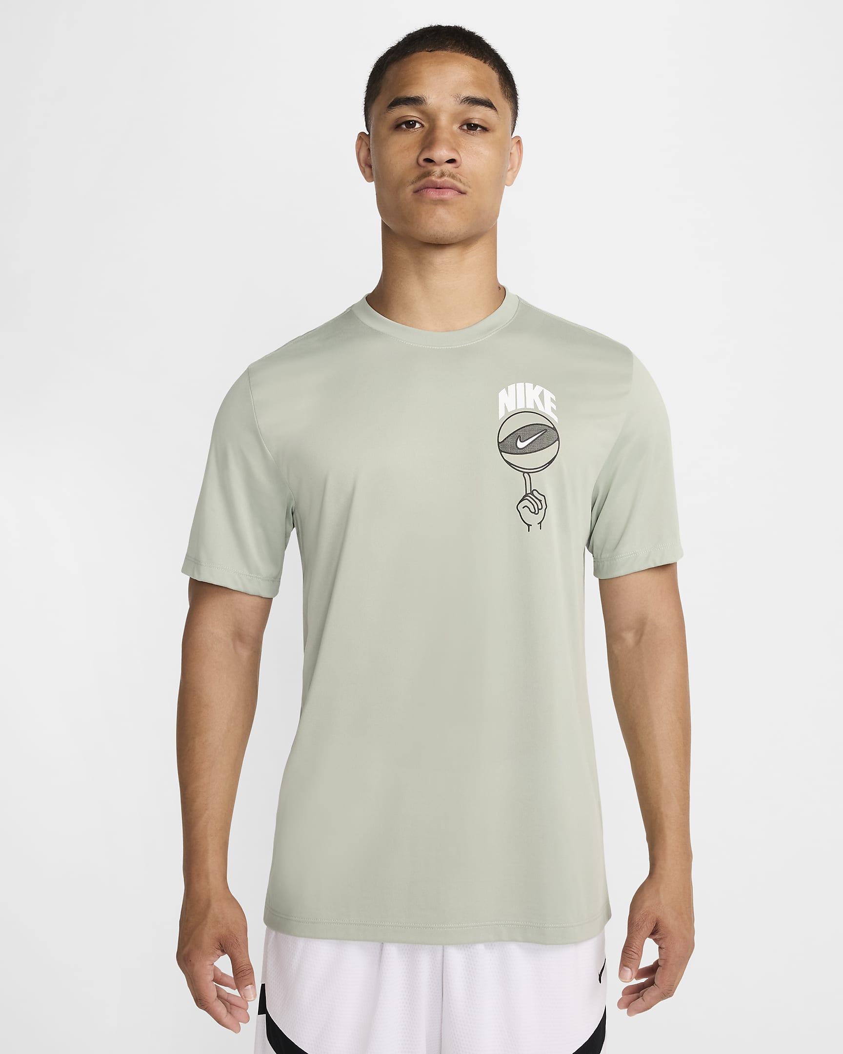 T-shirt de basquetebol Dri-FIT Nike para homem - Jade Horizon