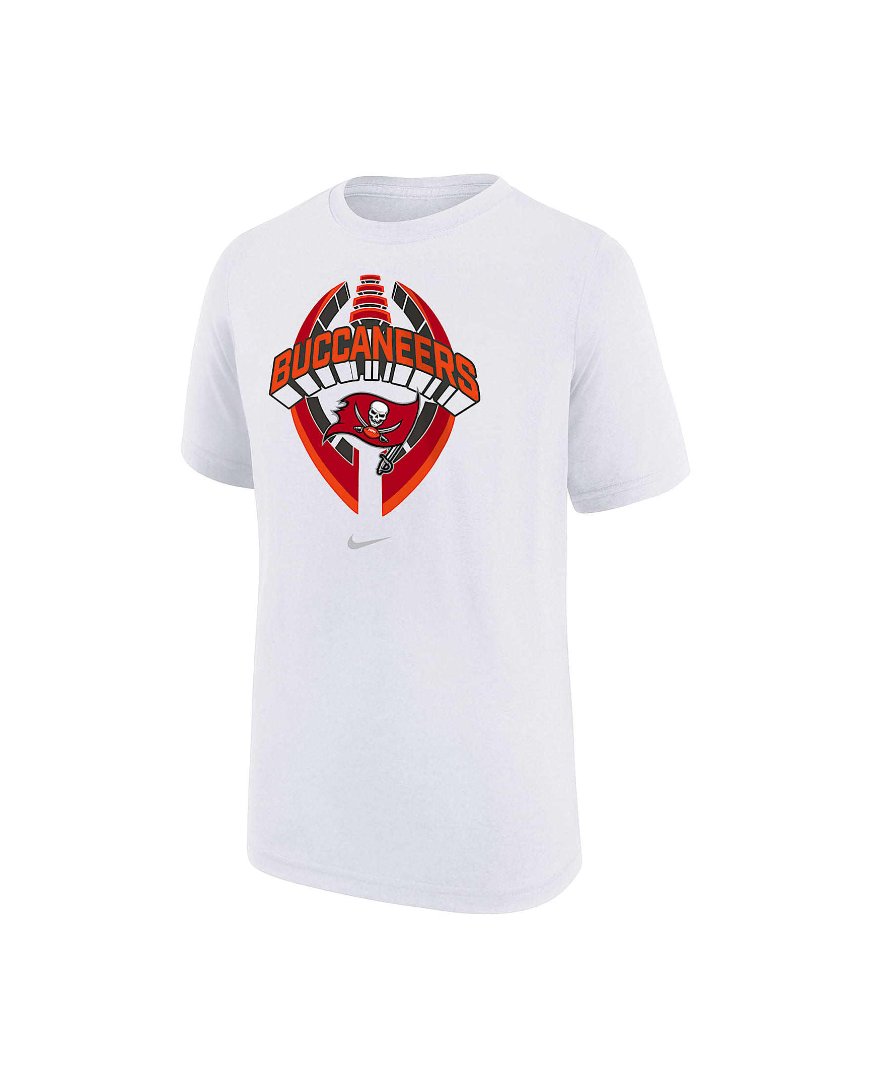 Playera Nike Dri-FIT de la NFL para niños talla grande Tampa Bay Buccaneers Legend Icon - Blanco