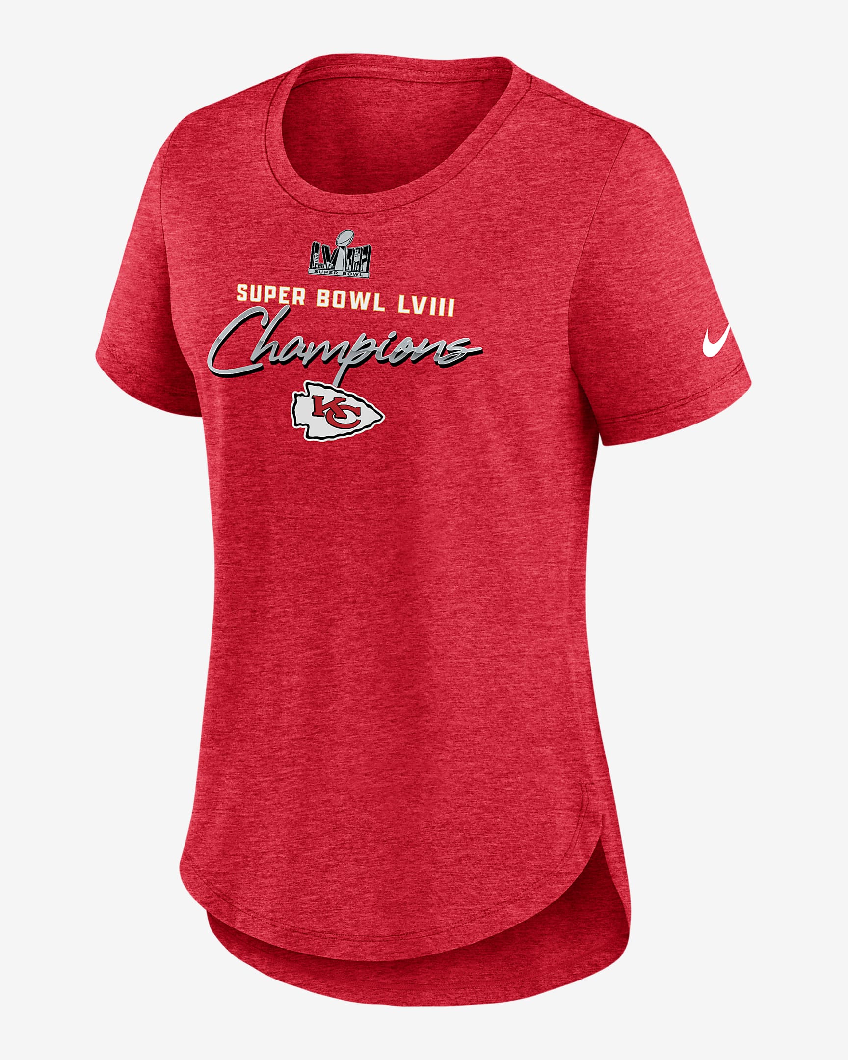 Playera Nike de la NFL para mujer Kansas City Chiefs Super Bowl LVIII ...