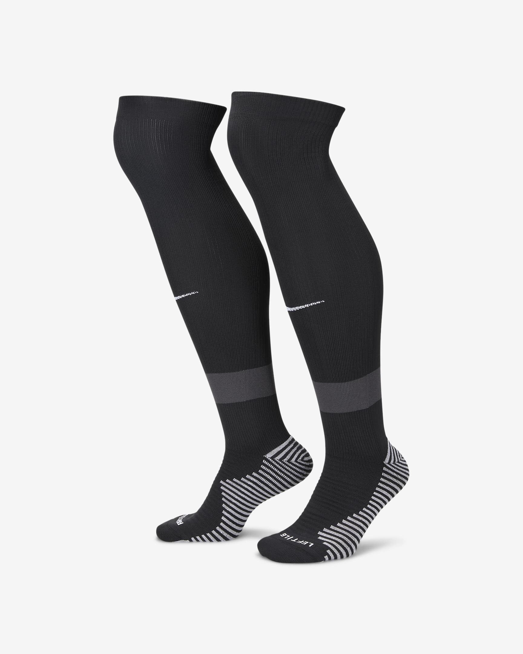 Nike Strike Knee-High Football Socks - Black/Anthracite/White