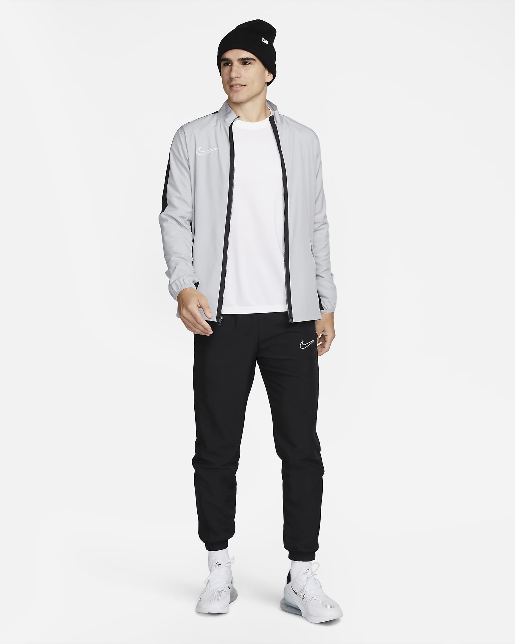 Nike Academy Pantalón de fútbol Dri-FIT - Hombre - Negro/Negro/Blanco