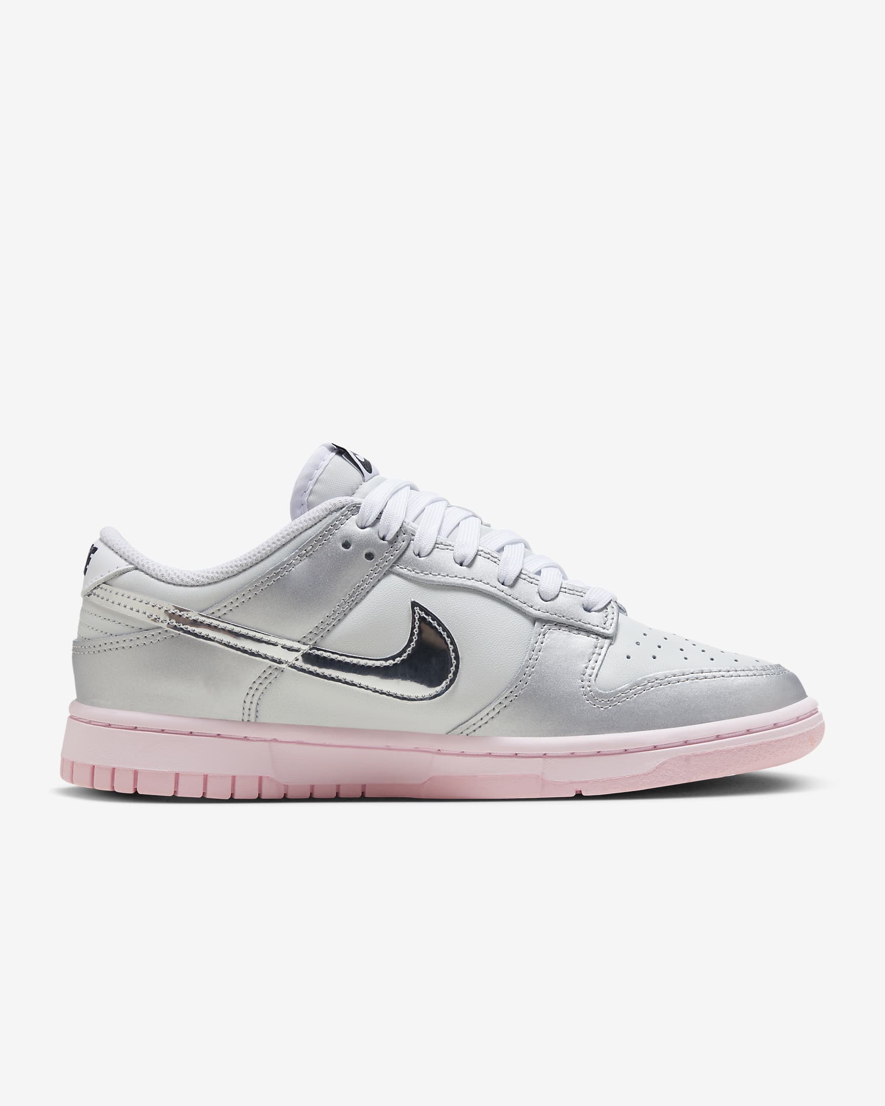 Nike Dunk Low LX Women's Shoes - Photon Dust/Pink Foam/Medium Soft Pink/Metallic Silver