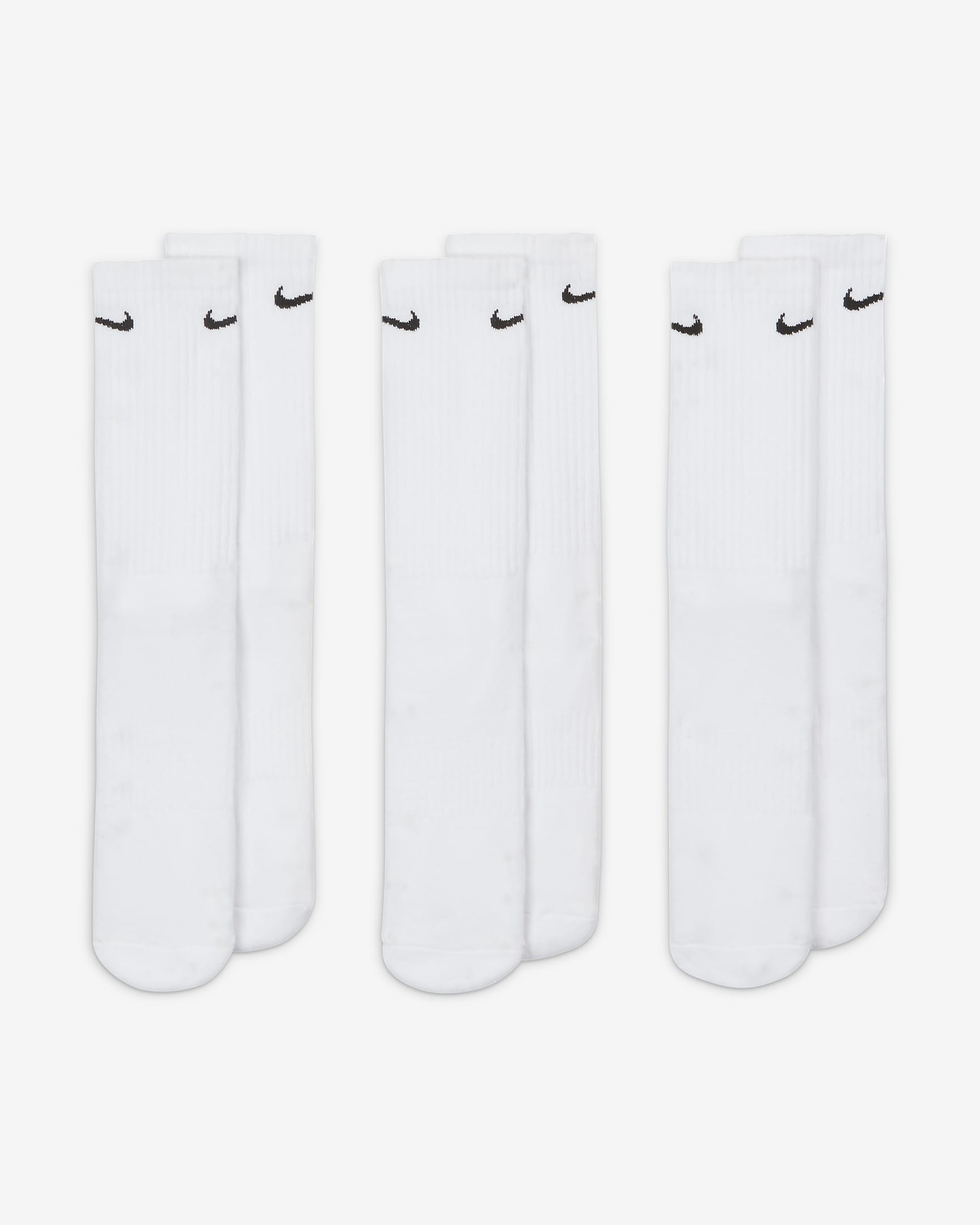 Nike Everyday Cushioned Training Crew Socks (3 Pairs). Nike PH