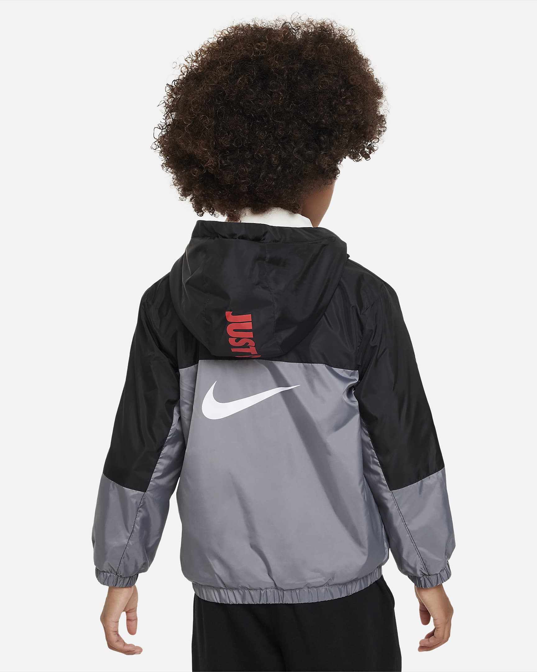 Nike Fleece Lined Woven Jacket Younger Kids' Jacket. Nike LU