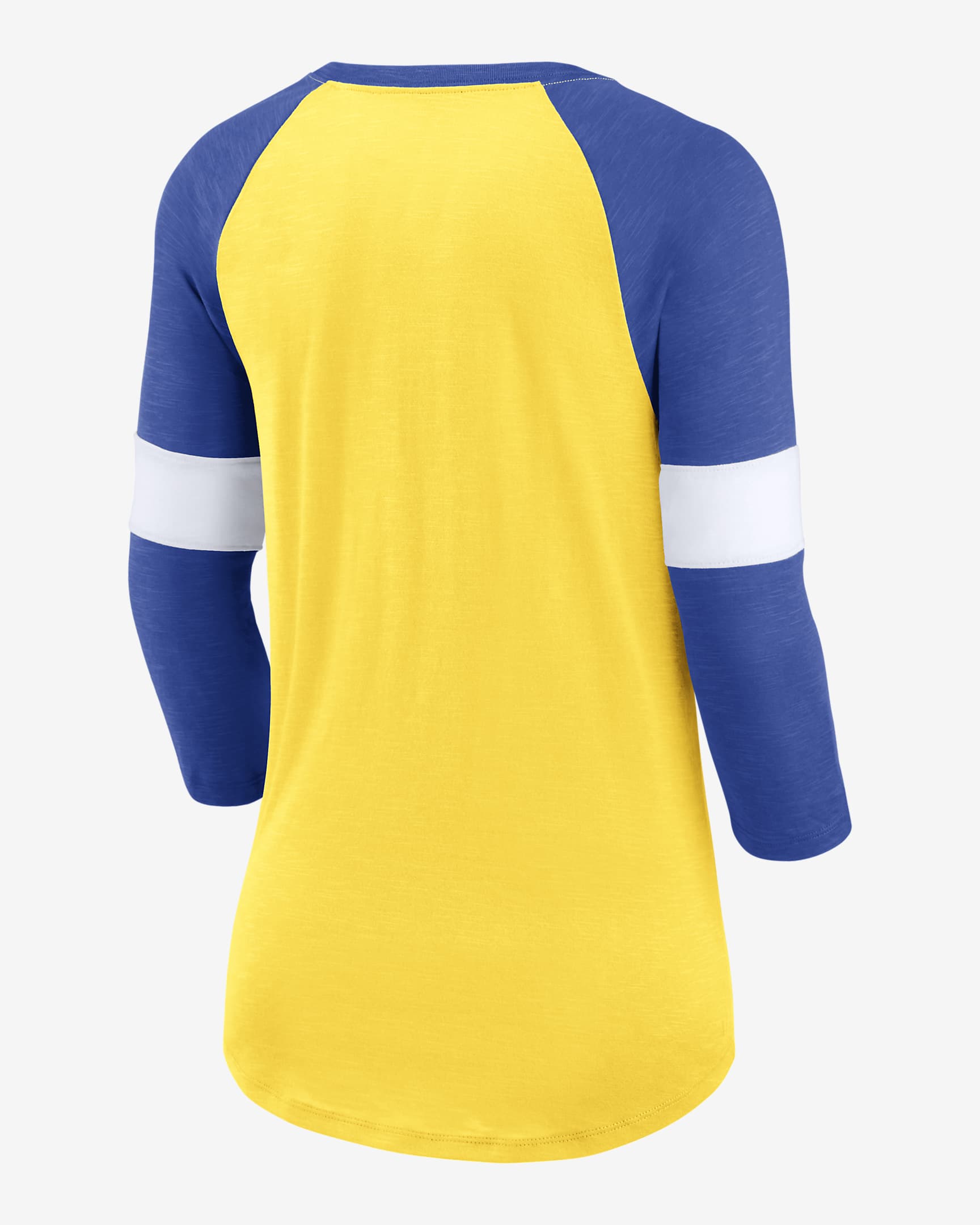 Nike Pride (NFL Los Angeles Rams) Women's 3/4-Sleeve T-Shirt. Nike.com