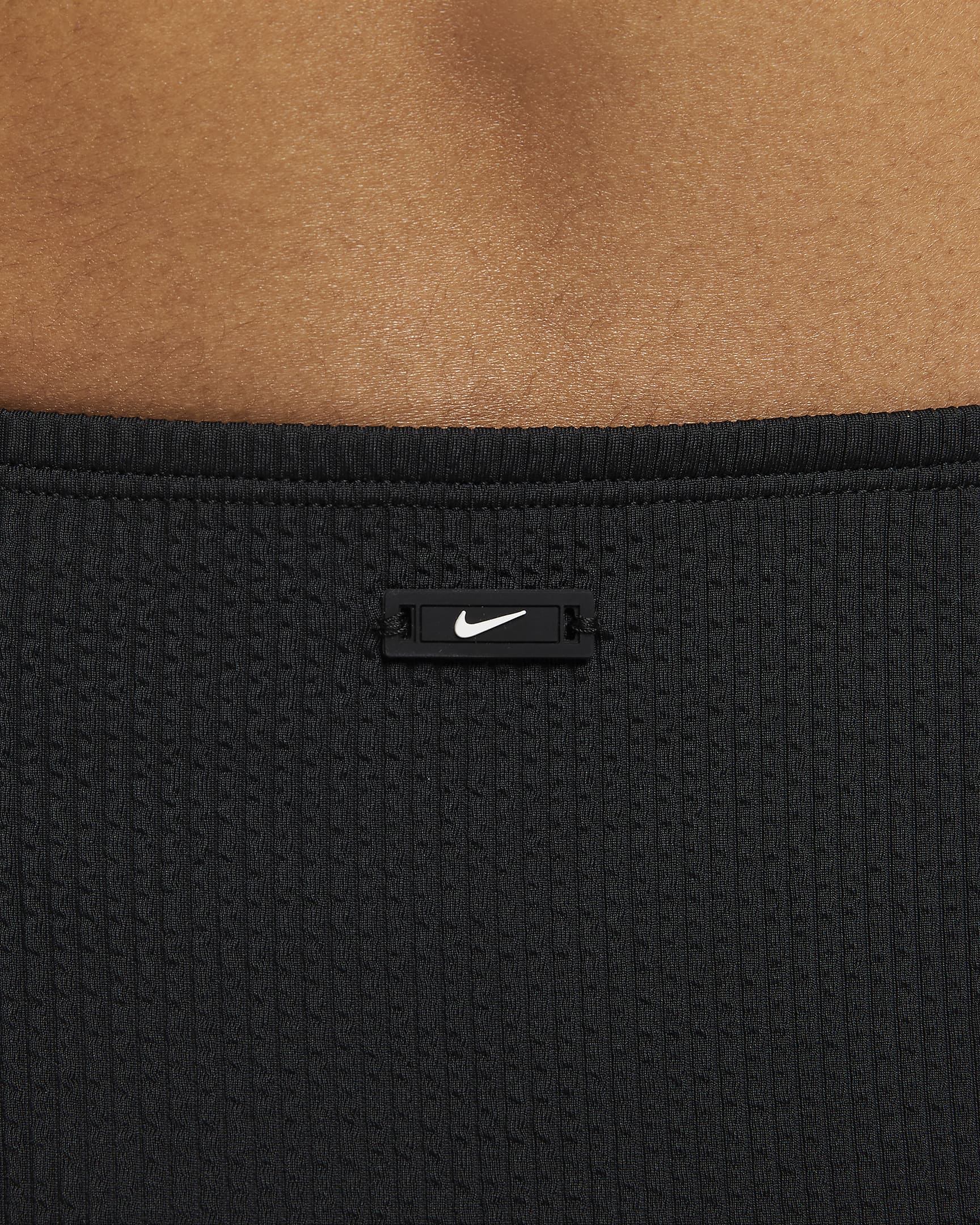 Parte inferior de traje de baño con cintura alta para mujer Nike - Negro