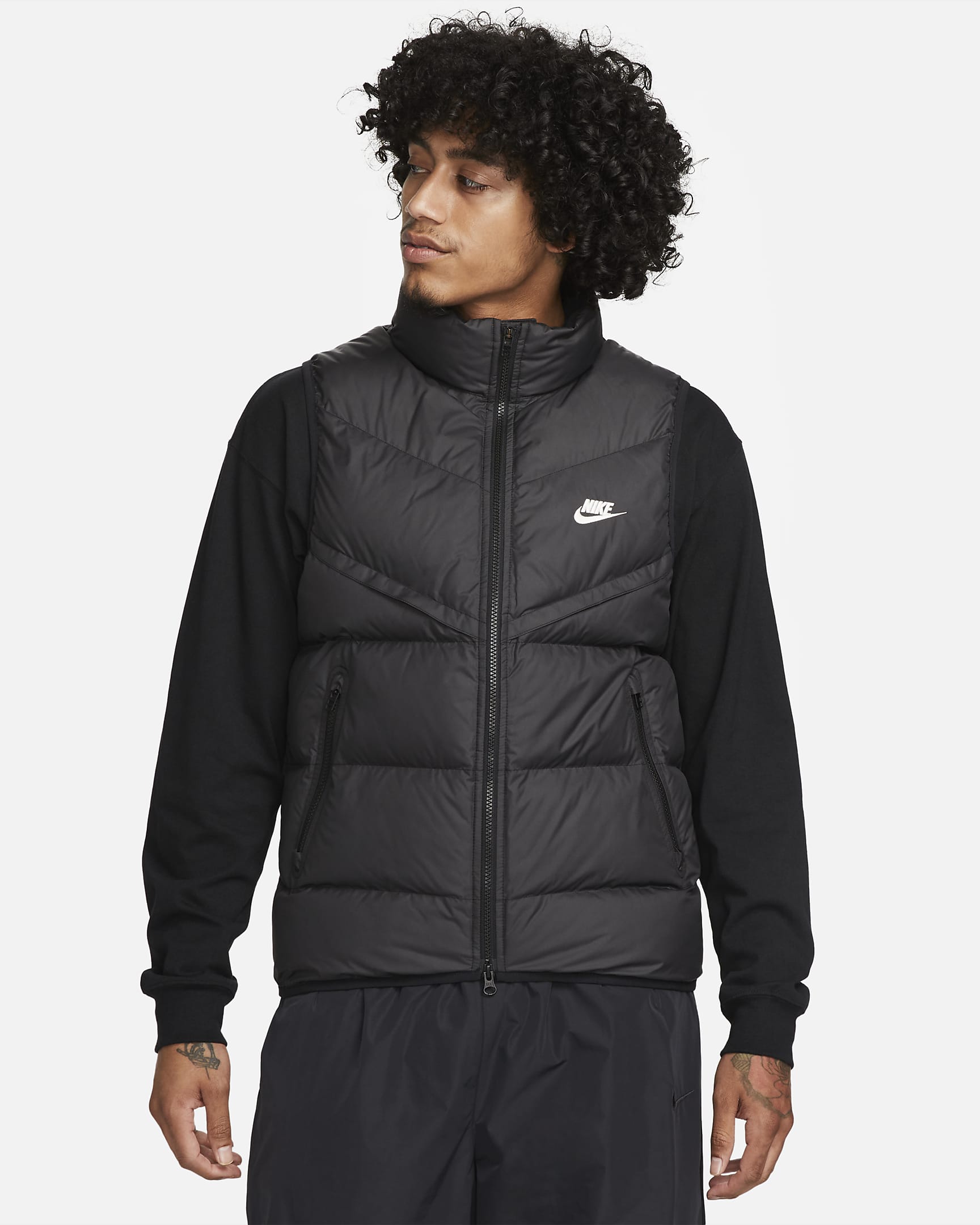 Nike Storm-FIT Windrunner Men's Insulated Gilet - Black/Black/Sail