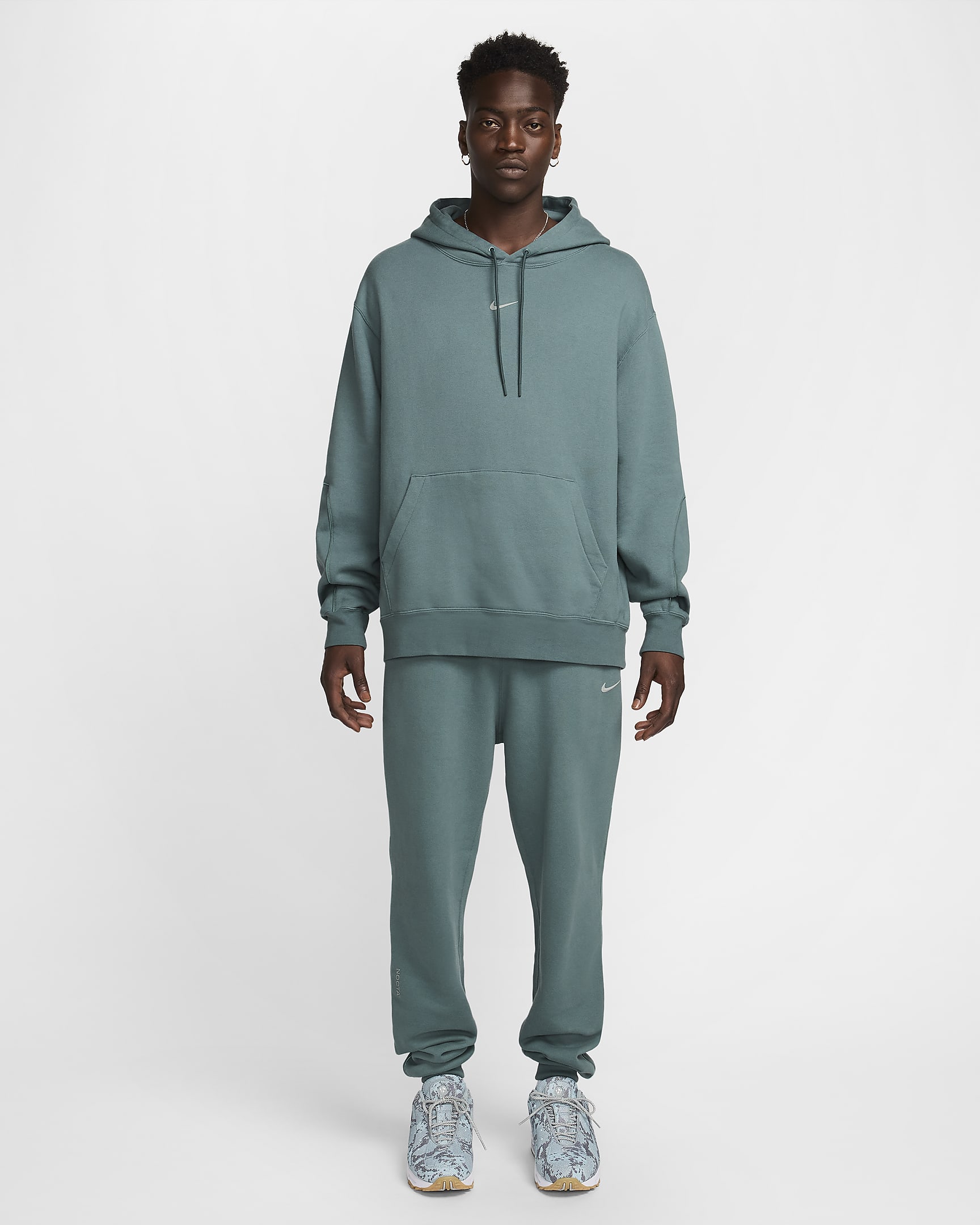 NOCTA NOCTA Fleece CS Tracksuit Bottoms - Mineral Slate/Faded Spruce/Mica Green