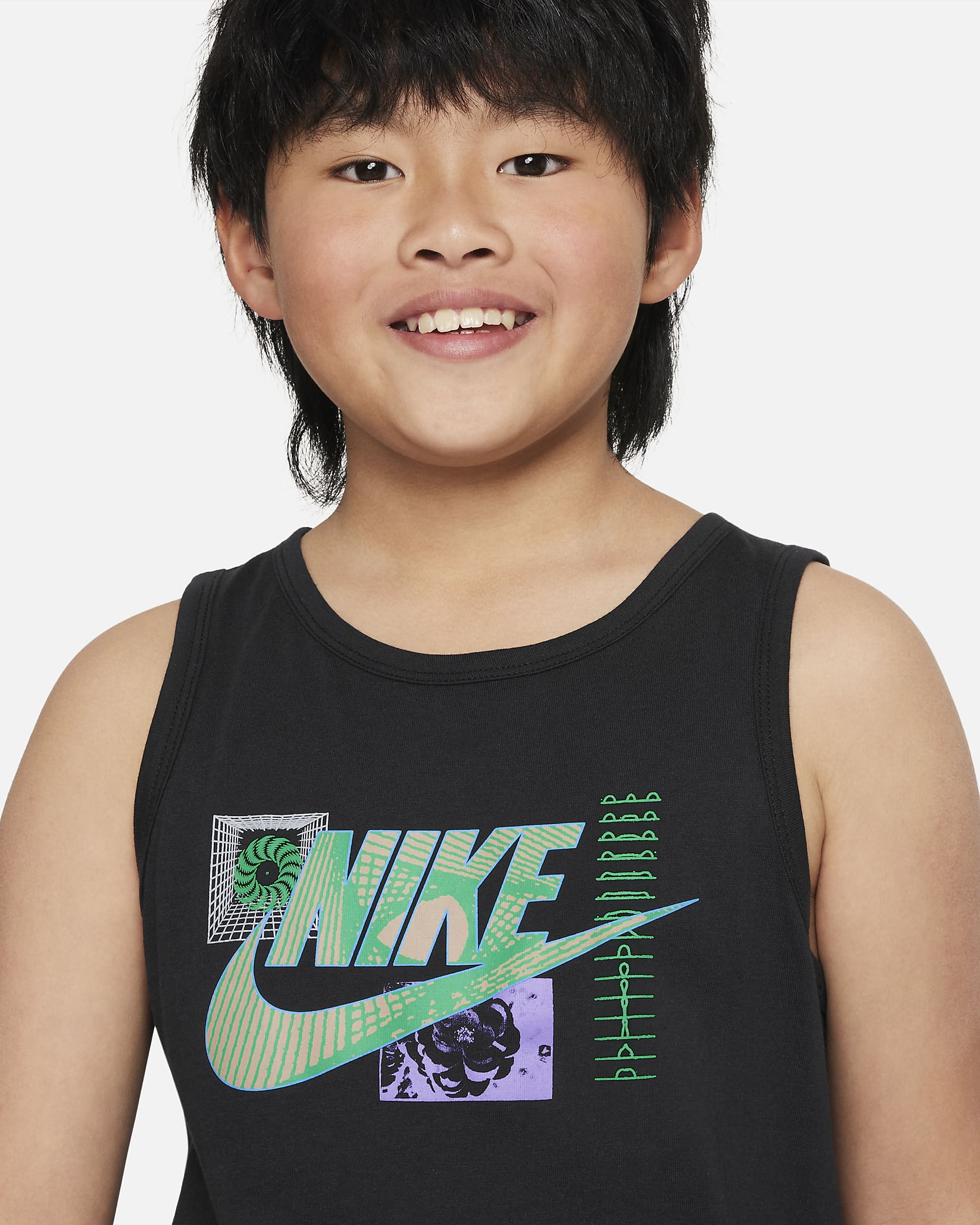 Nike Sportswear Older Kids' Tank Top - Black