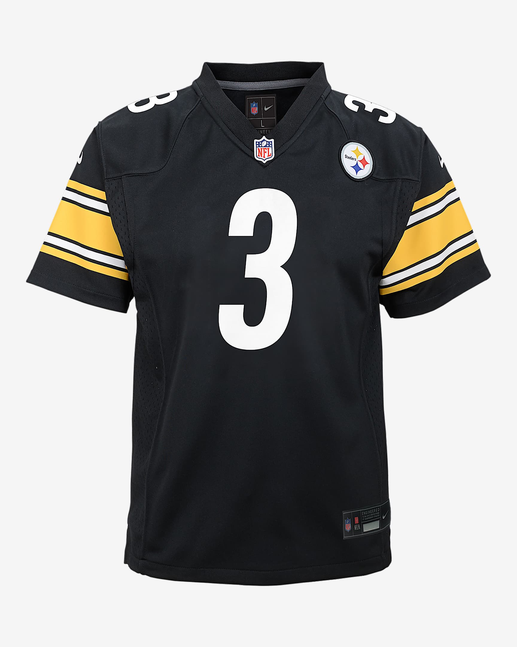 Russell Wilson Pittsburgh Steelers Big Kids' Nike NFL Game Jersey - Black